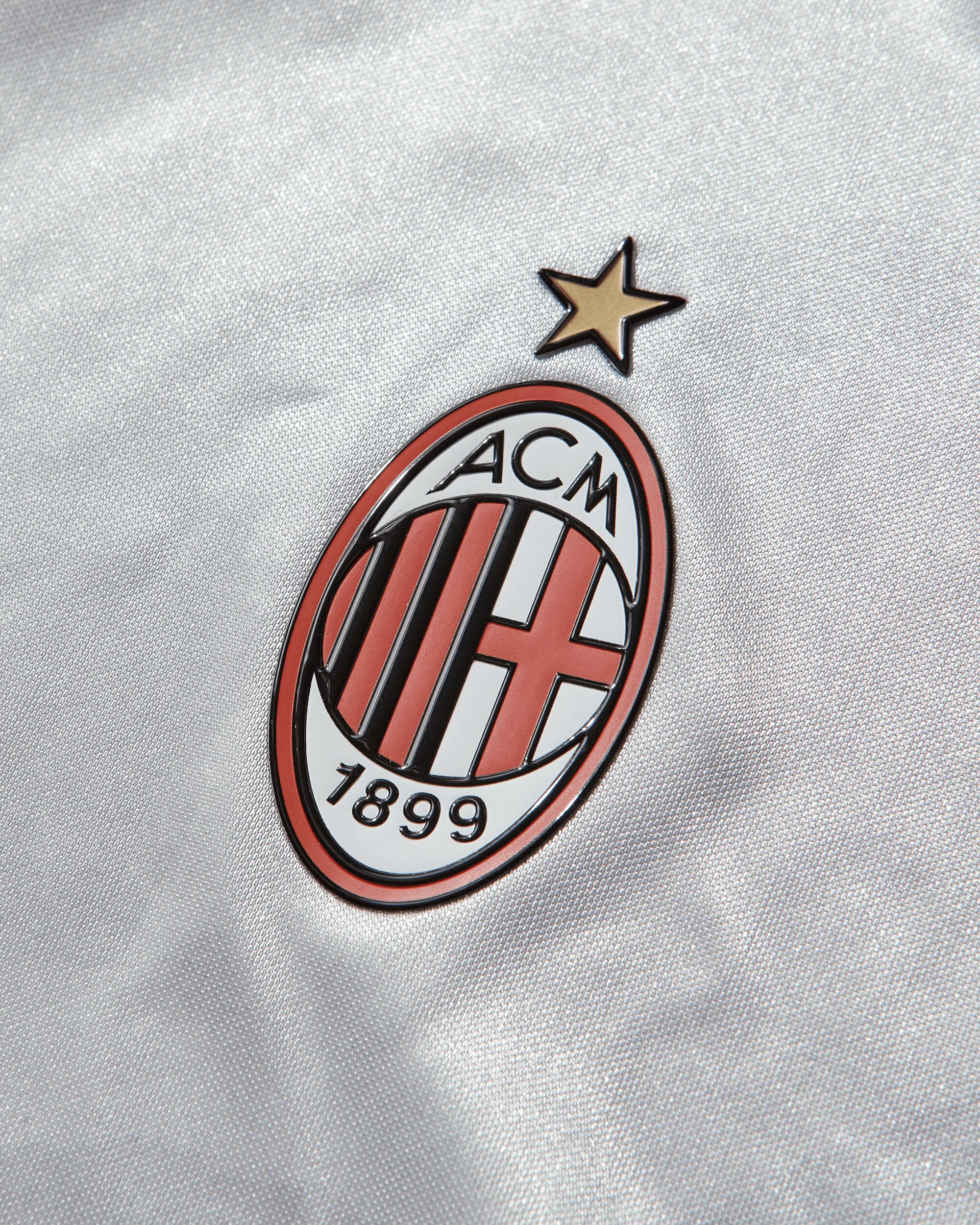 AC Milan x Slam Jam Limited Edition Longsleeve Jersey Grey - Image 6