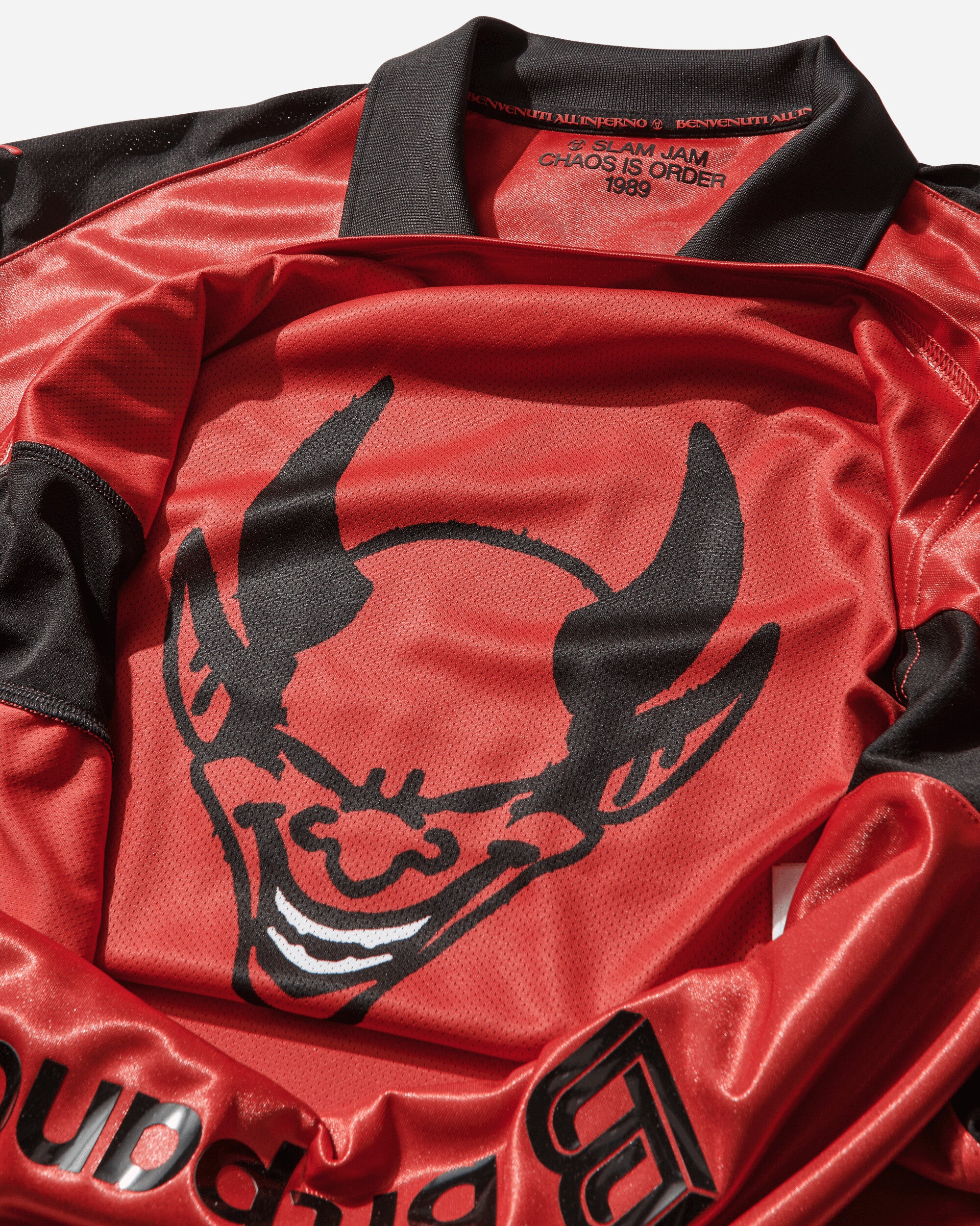 AC Milan x Slam Jam Limited Edition Longsleeve Jersey Red - Image 11