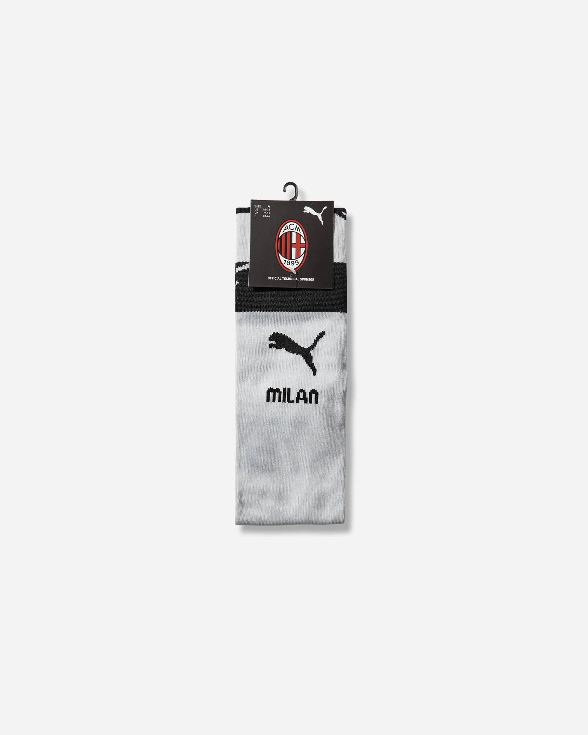 AC Milan x Slam Jam Replica Socks Grey - Image 3