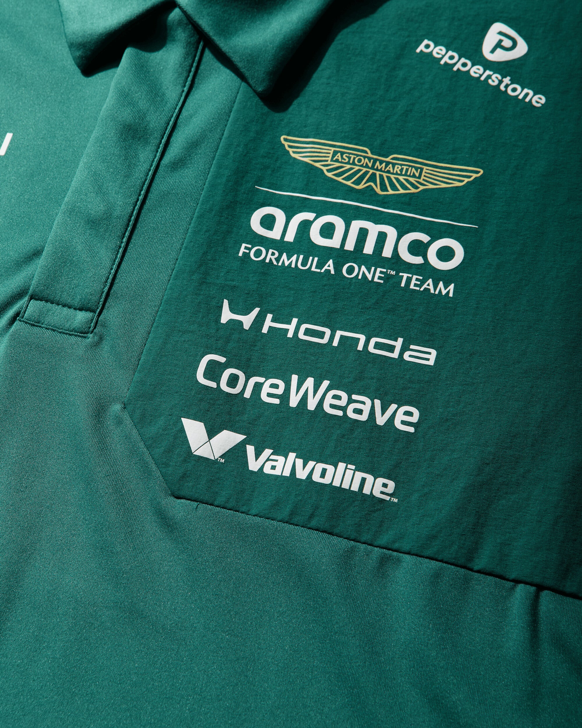 ASTON MARTIN ARAMCO F1 TEAM Replica Polo Green Lux - Image 4