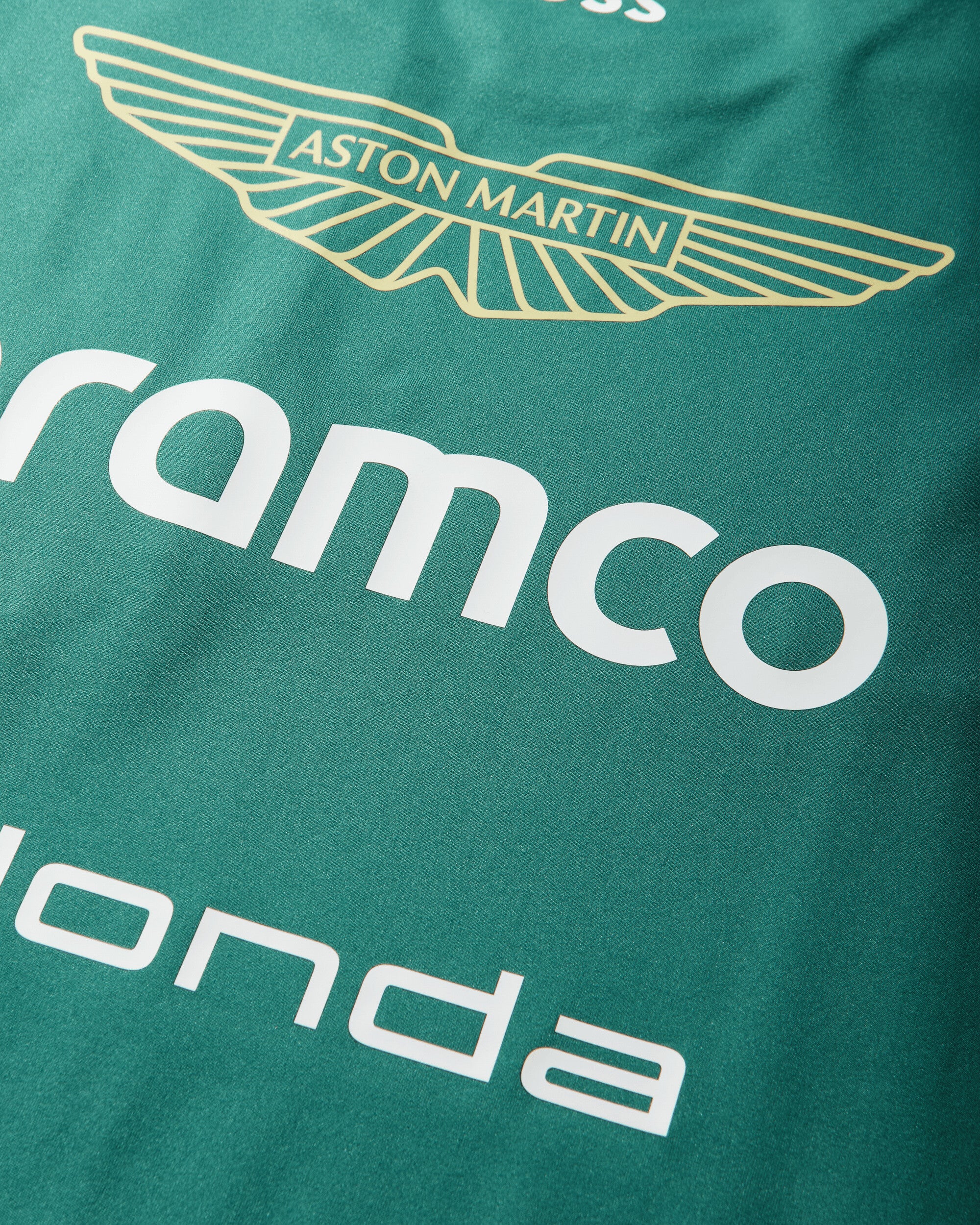 ASTON MARTIN ARAMCO F1 TEAM Replica T-Shirt Green Lux - Image 3
