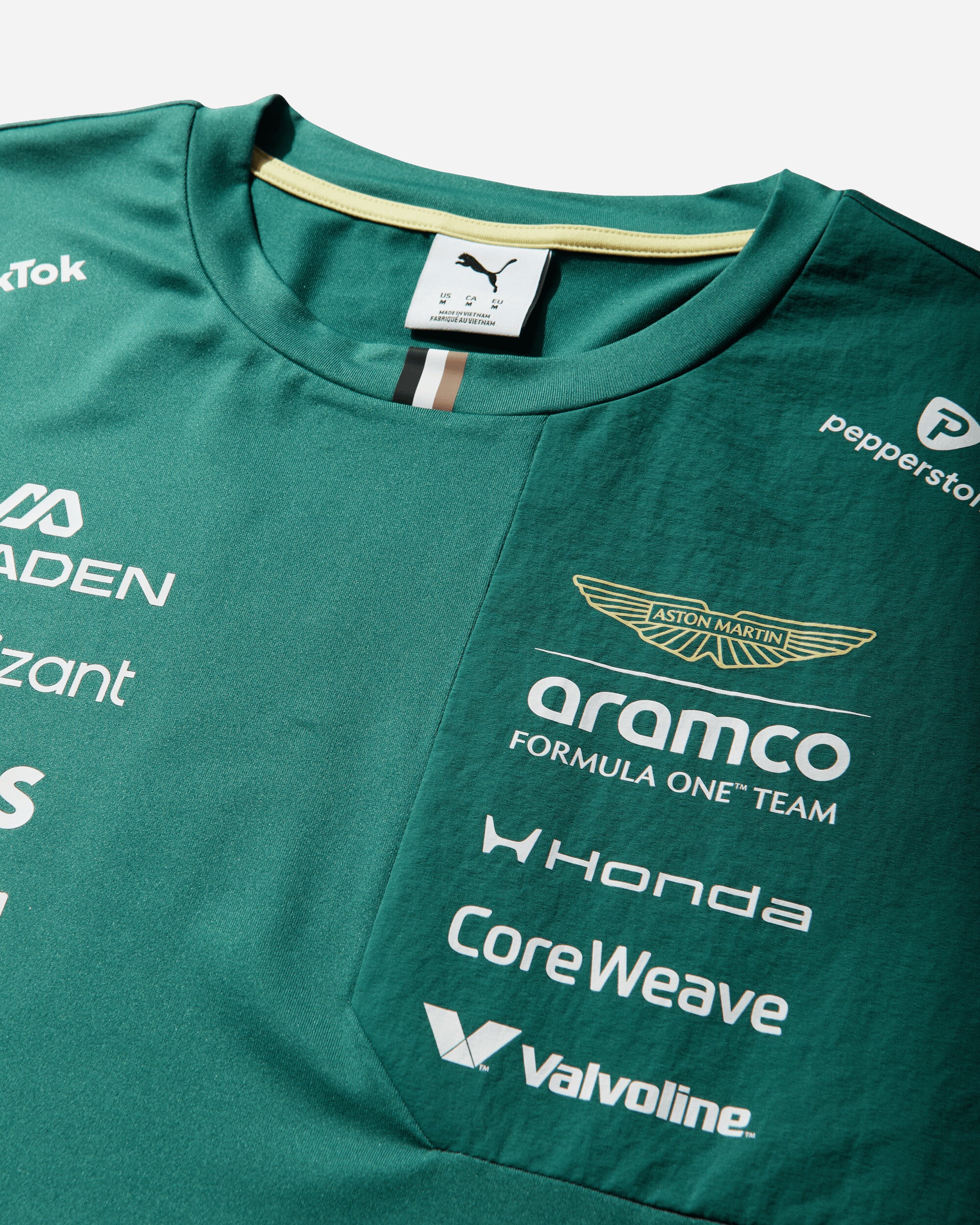 ASTON MARTIN ARAMCO F1 TEAM Replica T-Shirt Green Lux - Image 4