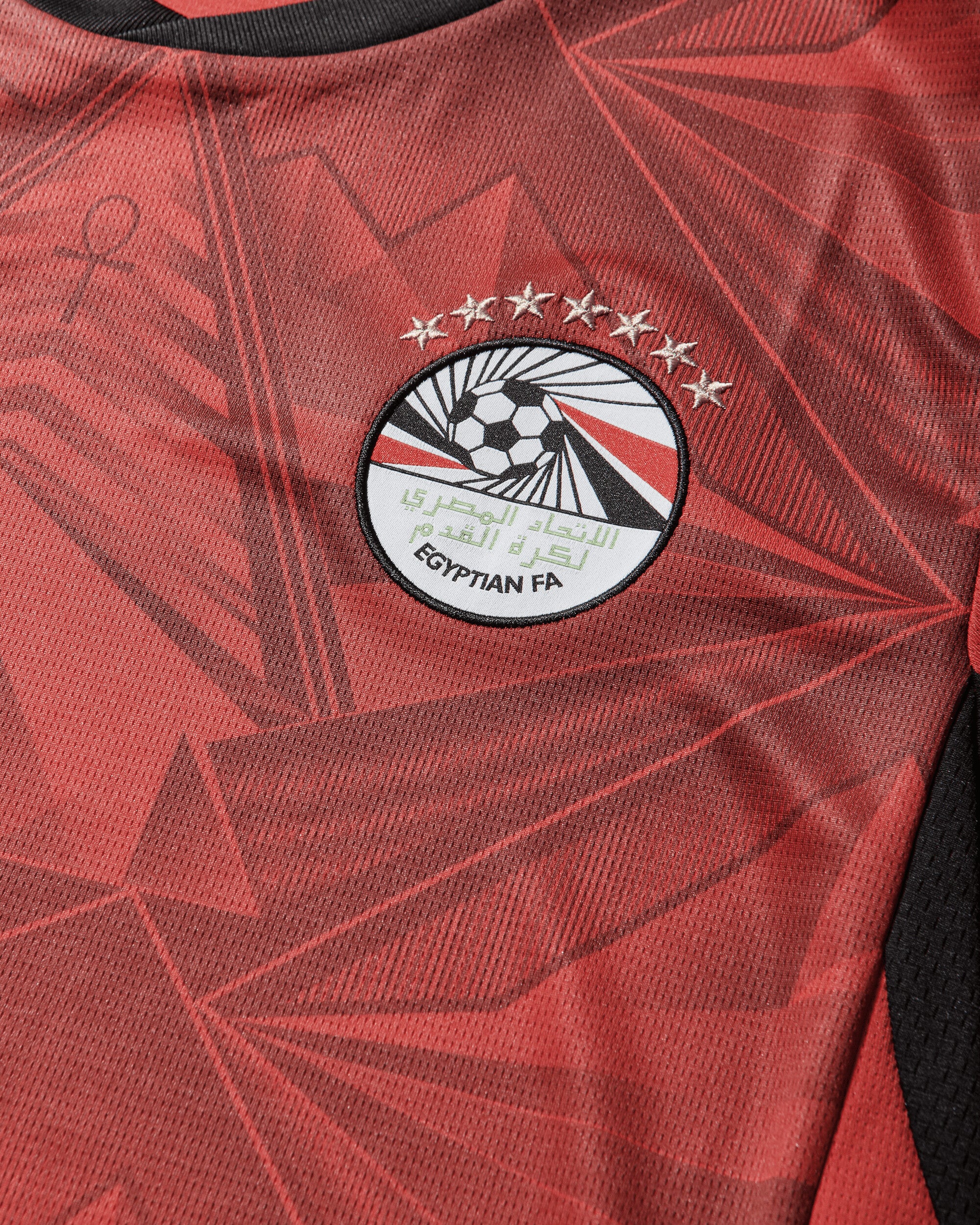 Men's Egypt 2026 Home Jersey Red / Intense Red - Image 3
