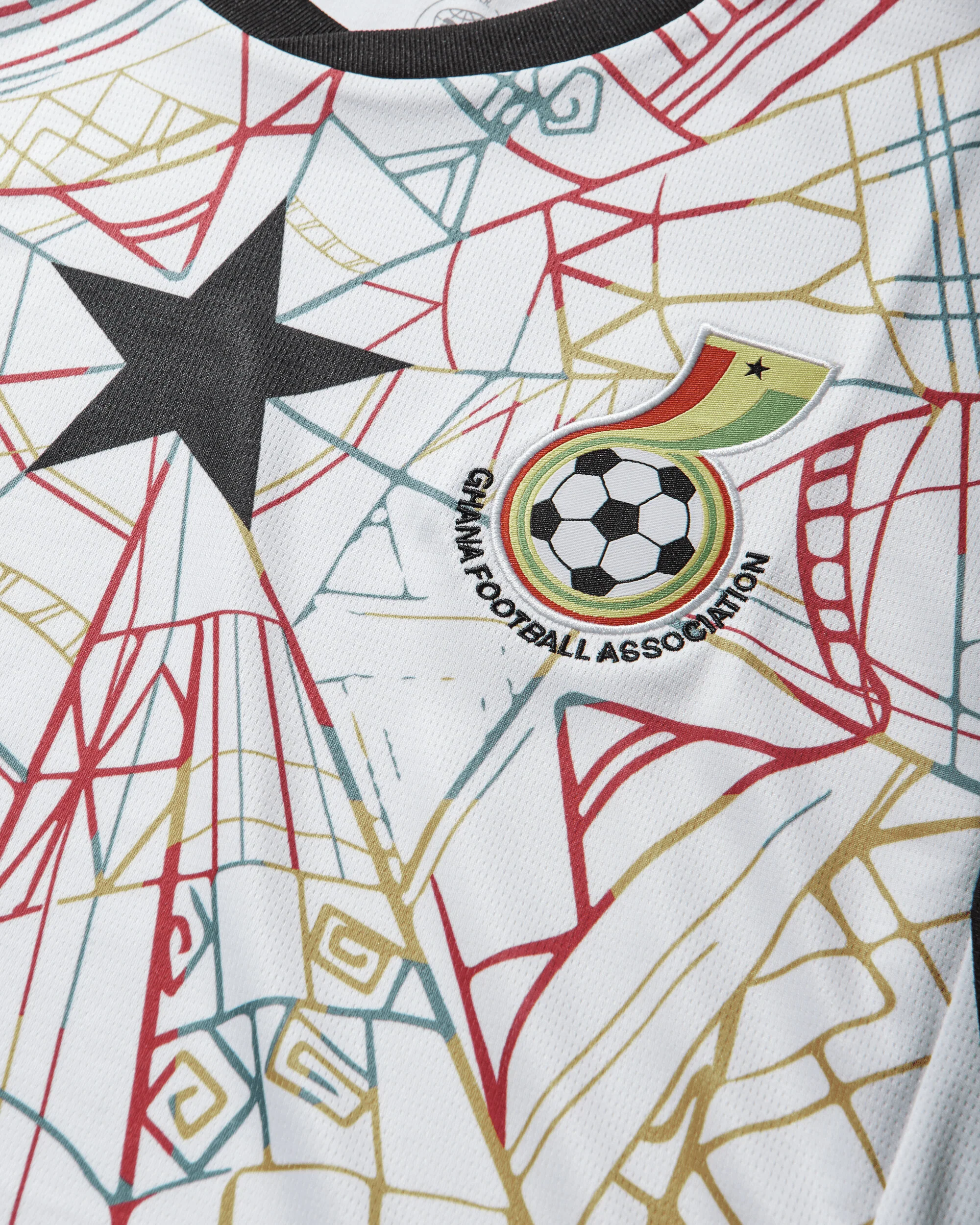 Men's Ghana 2026 Home Jersey  White / Black - Image 4