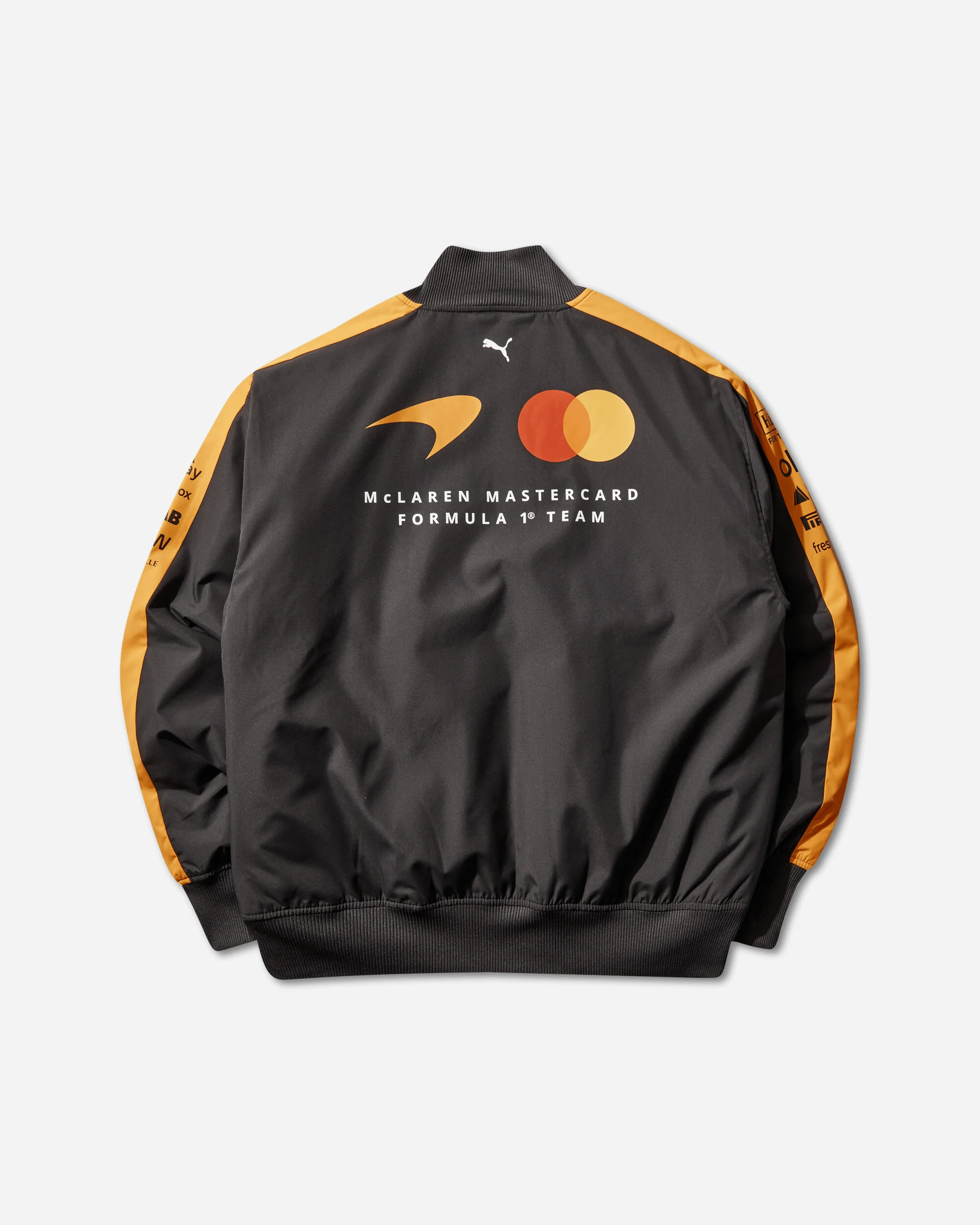 Men's McLAREN RACING Replica Bomber Jacket Papaya - Image 2