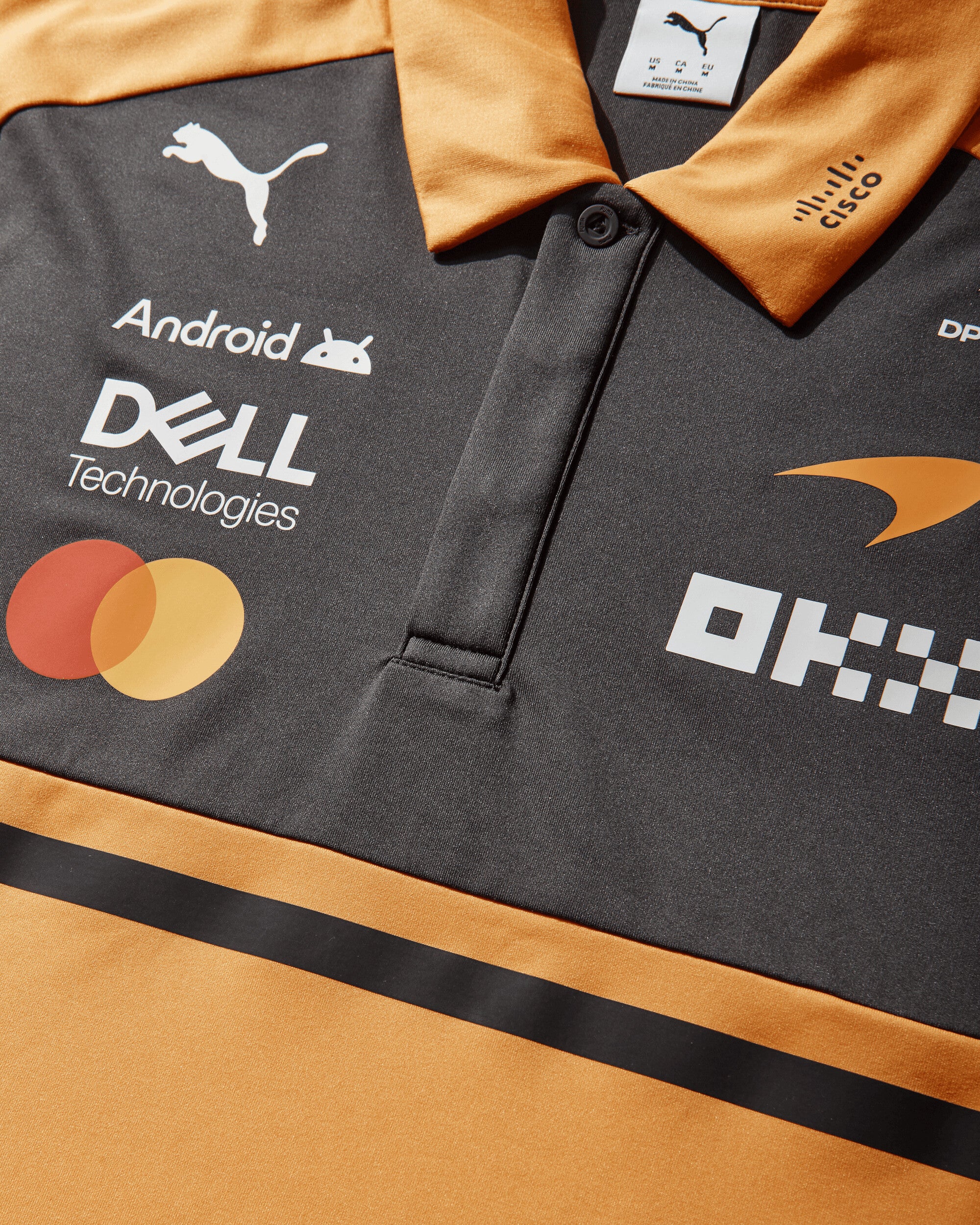 Men's McLAREN RACING Replica Polo Papaya - Image 4