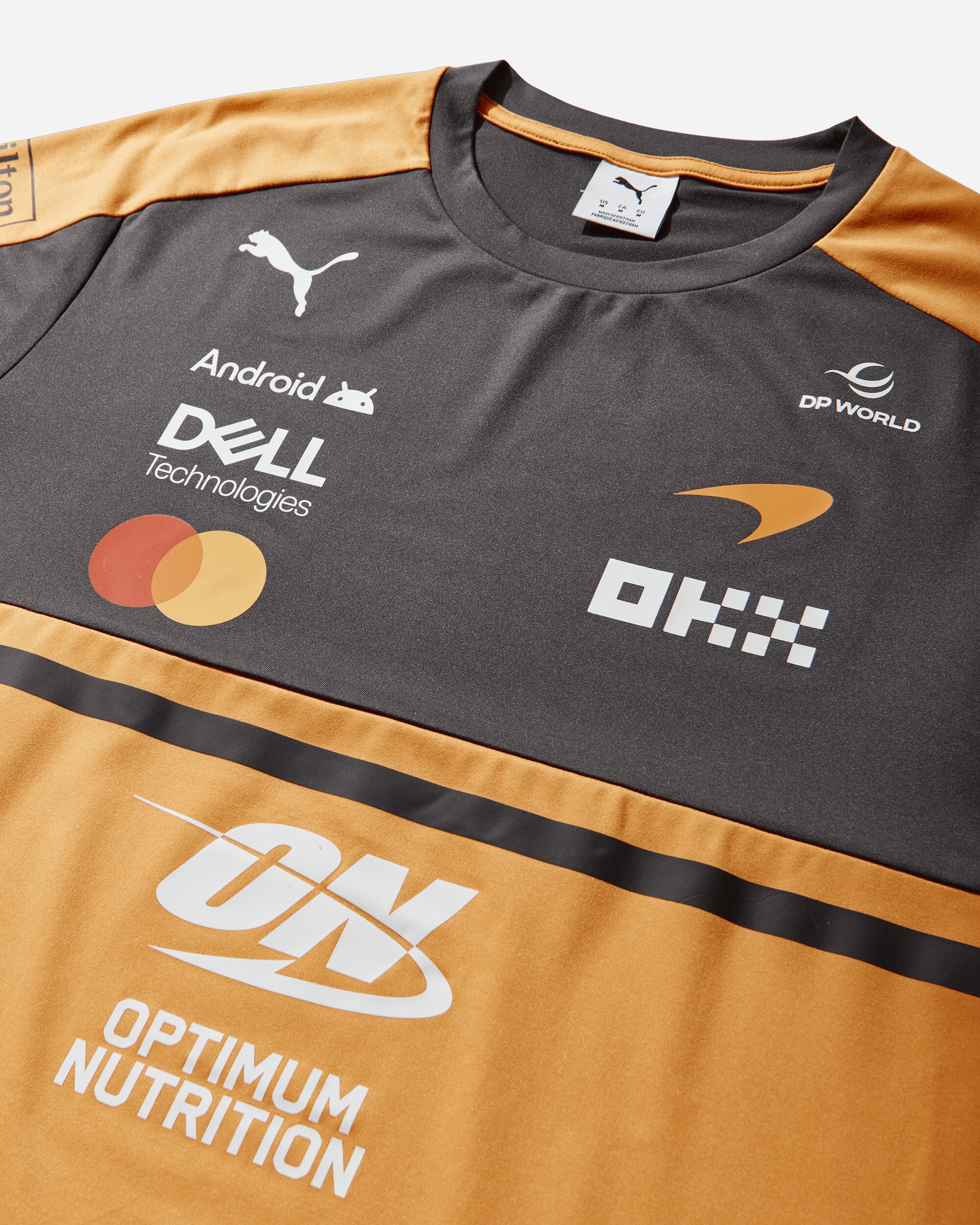 Men's McLAREN RACING Replica T-Shirt Papaya - Image 4