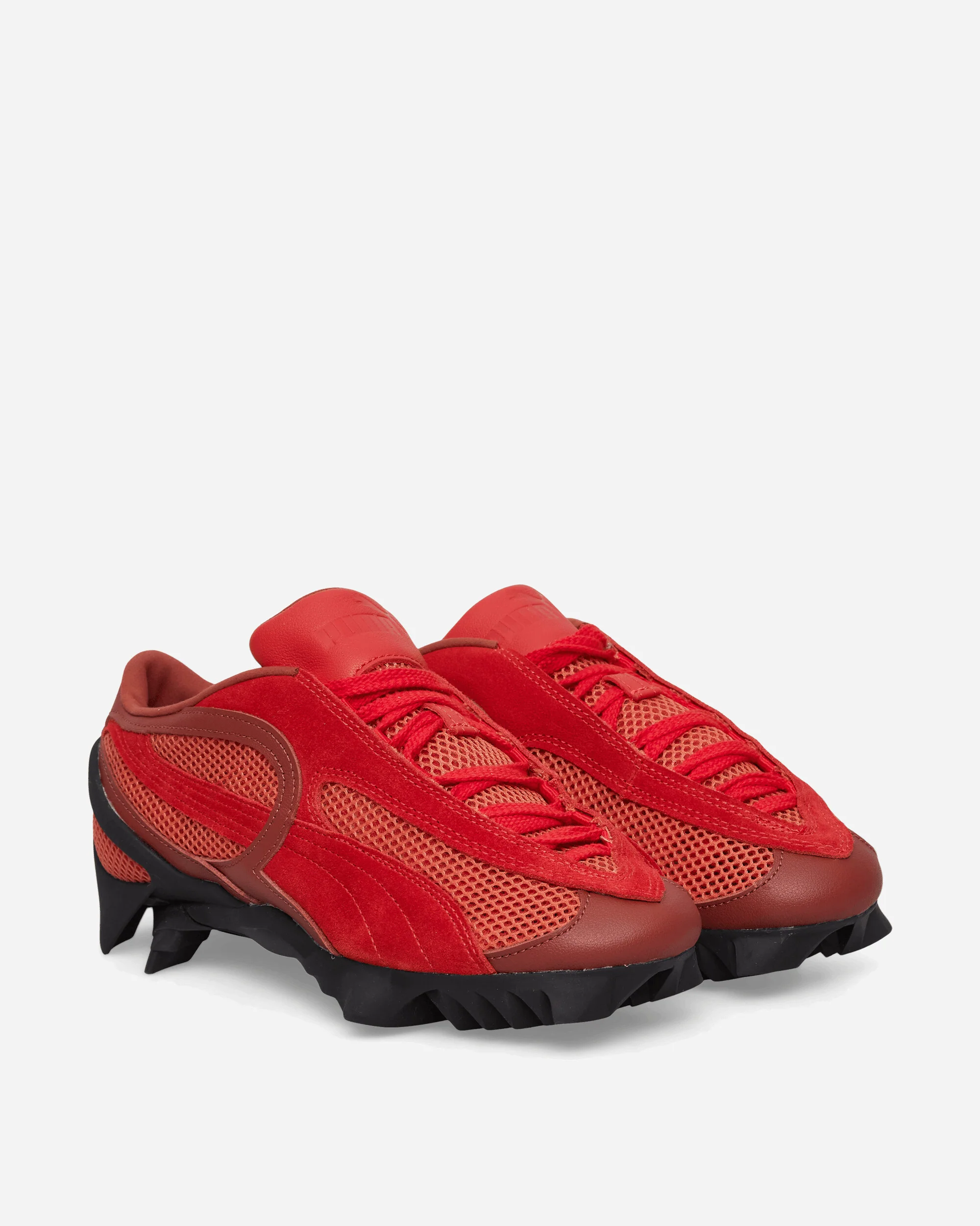 Beisser Waxed Sneakers Bordeaux Red / Candy Apple - Image 2