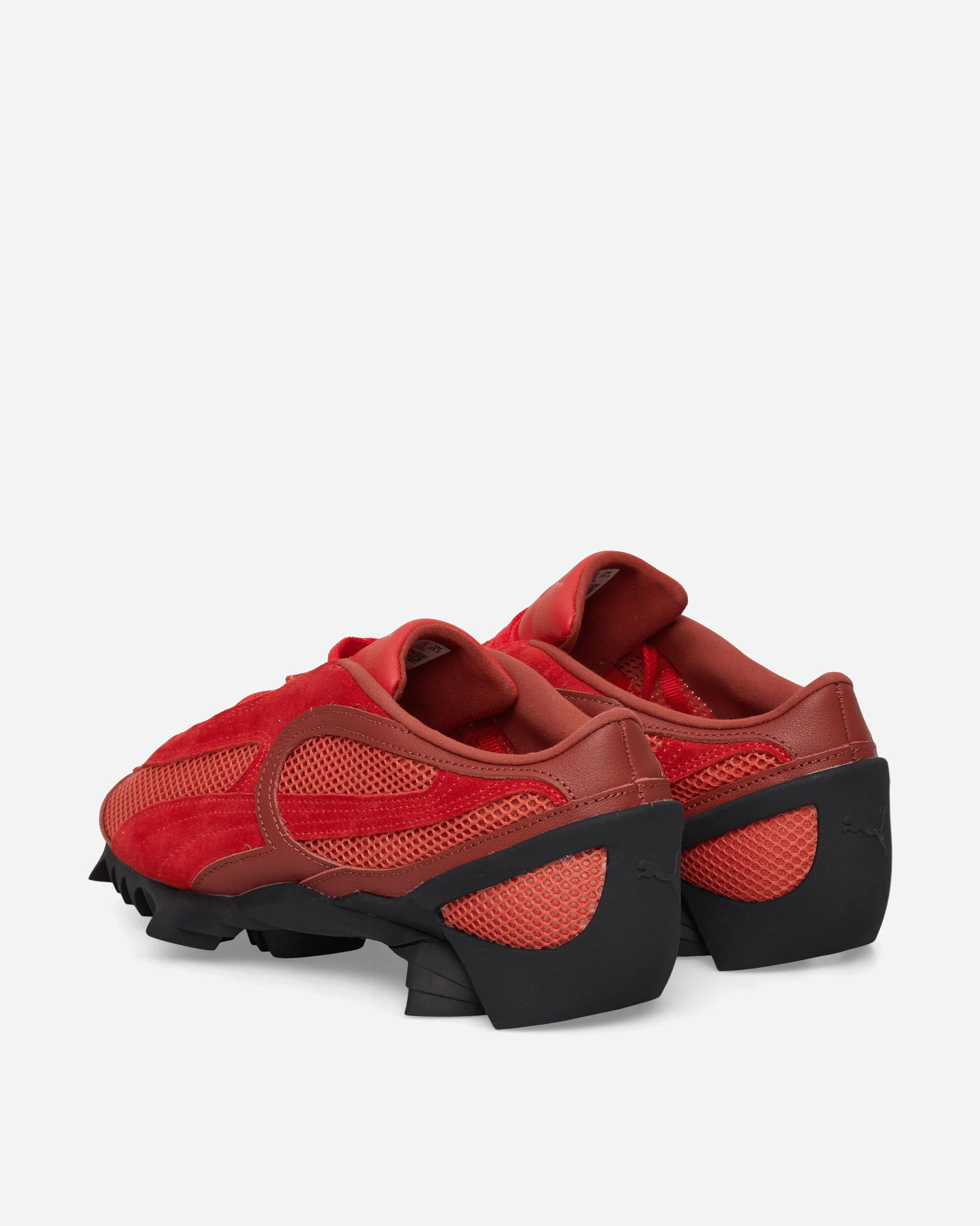 Beisser Waxed Sneakers Bordeaux Red / Candy Apple - Image 4
