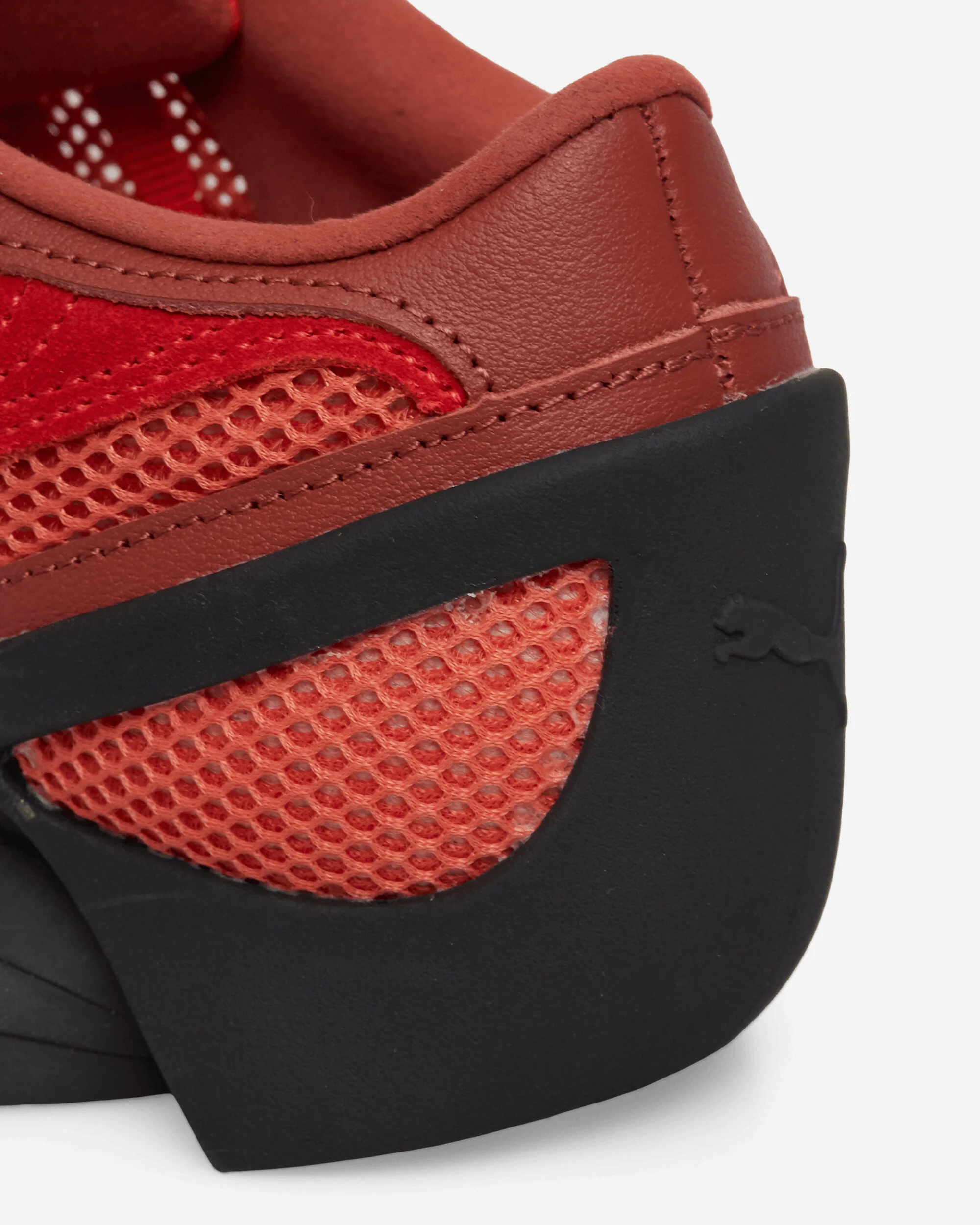 Beisser Waxed Sneakers Bordeaux Red / Candy Apple - Image 6