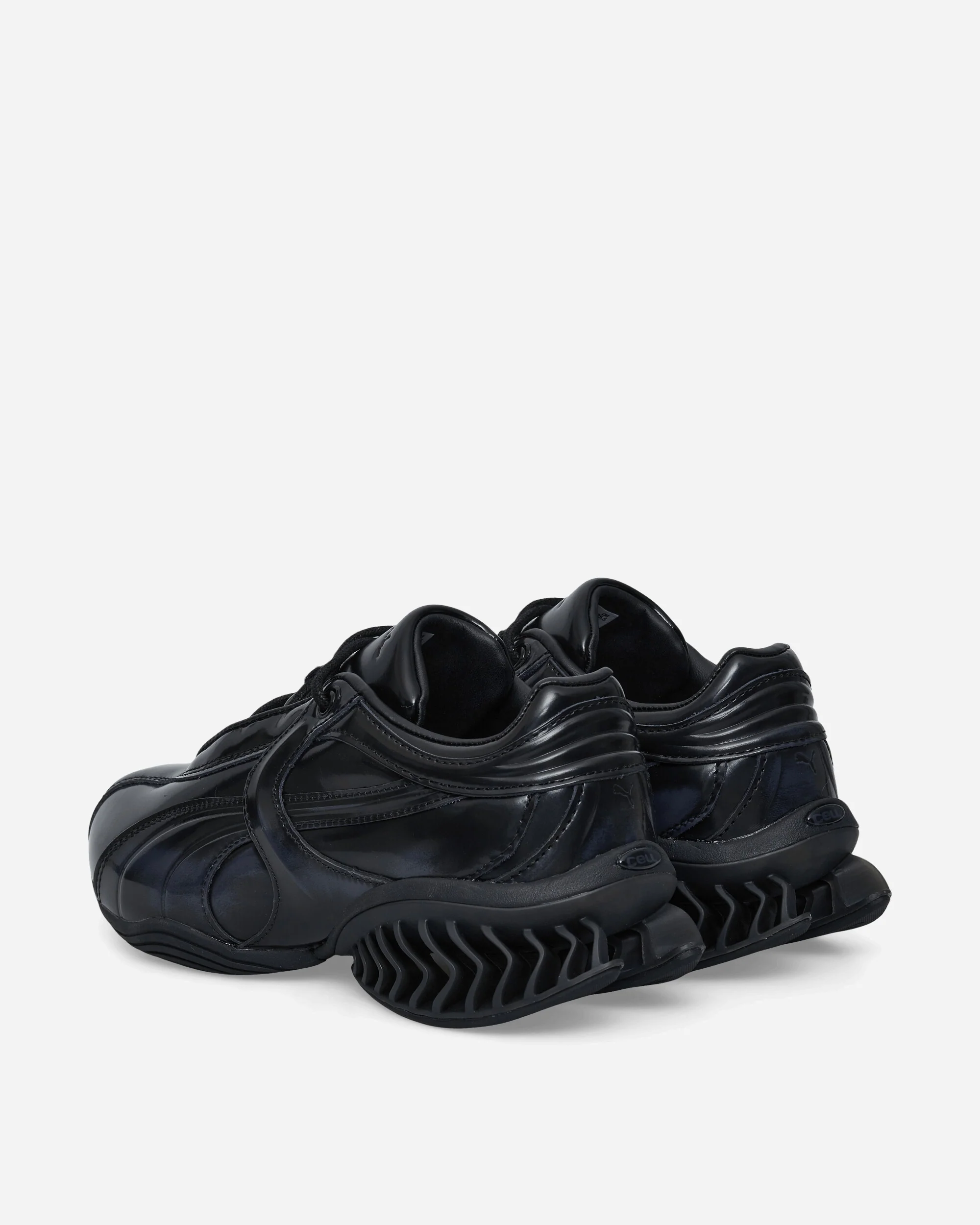 _J.L-A.L_ CELL GEO 1 Midnight Sneakers Black / New Navy - Image 4