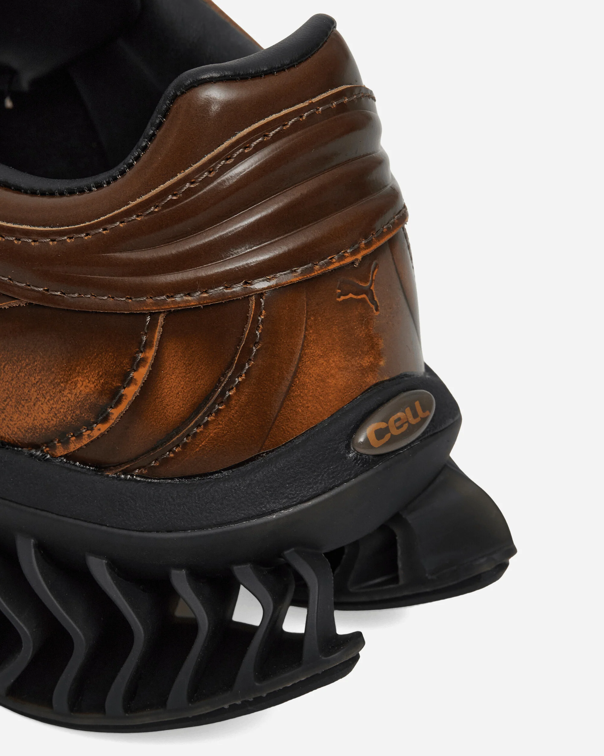 _J.L-A.L_ CELL GEO 1 Umbre Sneakers Cocoa Bean / Black - Image 10