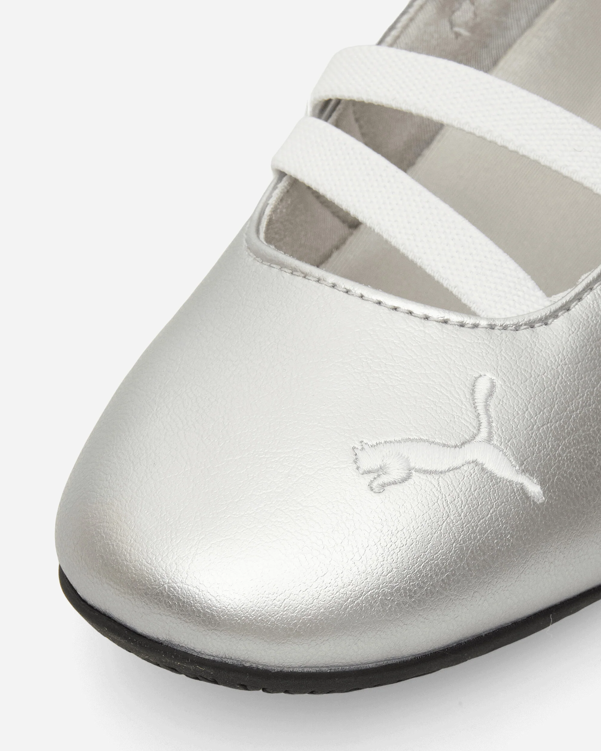 Women's Speedcat Ballet Metallic Shoes Silver / White - Image 6