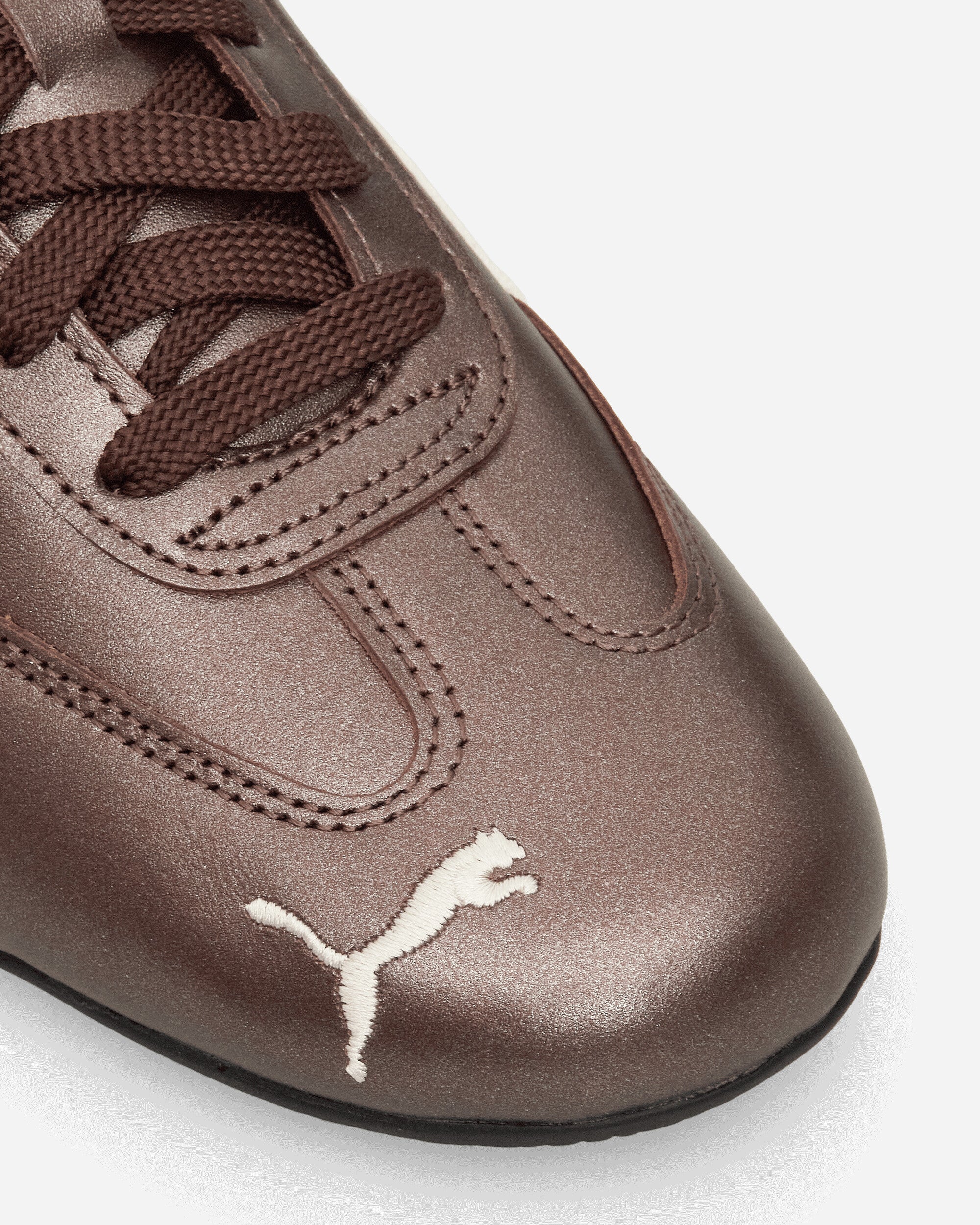 Speedcat Metallic Sneakers Warm Brown / Warm White - Image 6