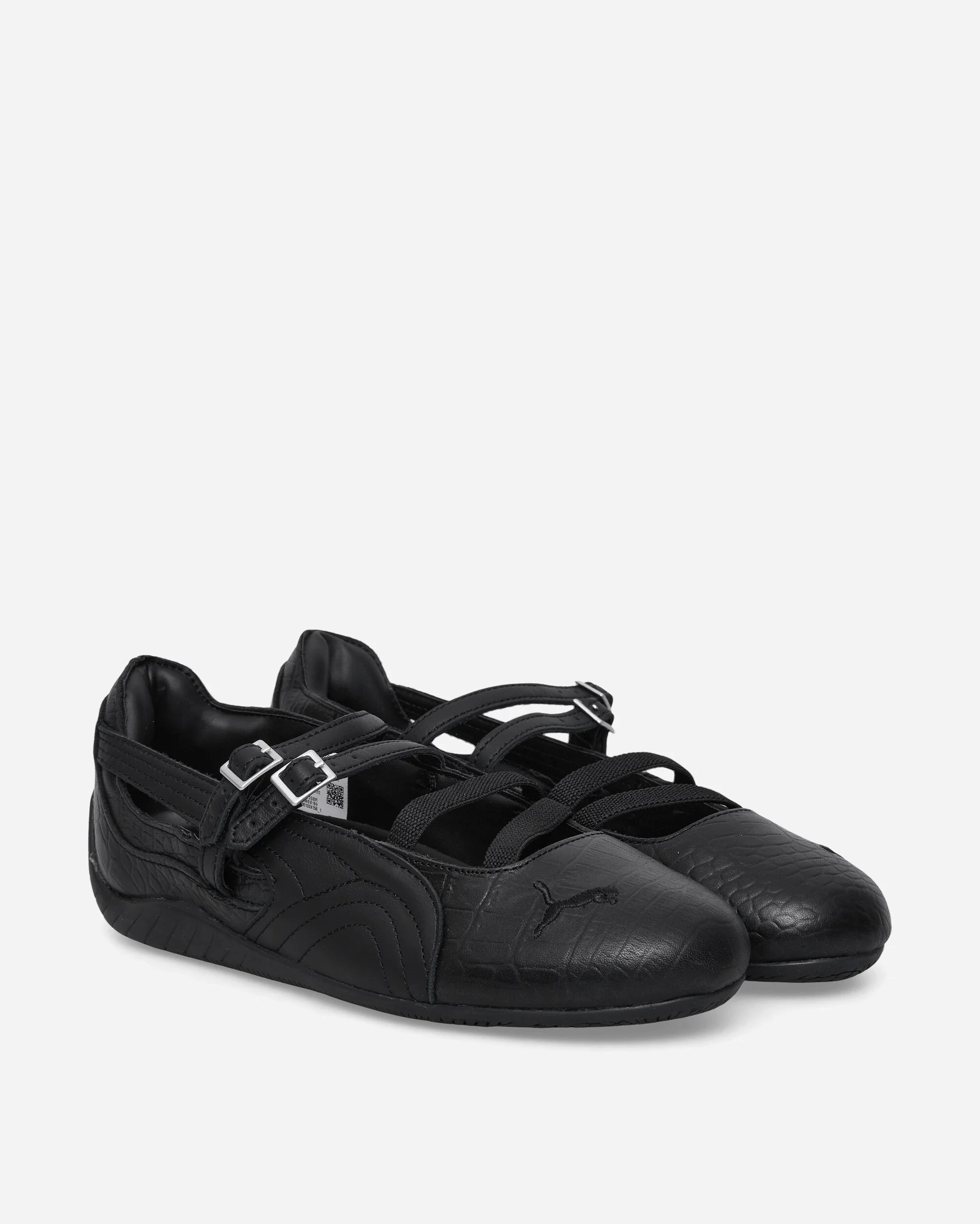 Women's Speedcat Ballet Croc Print Sneakers Black / Cool Dark Gray - Image 2