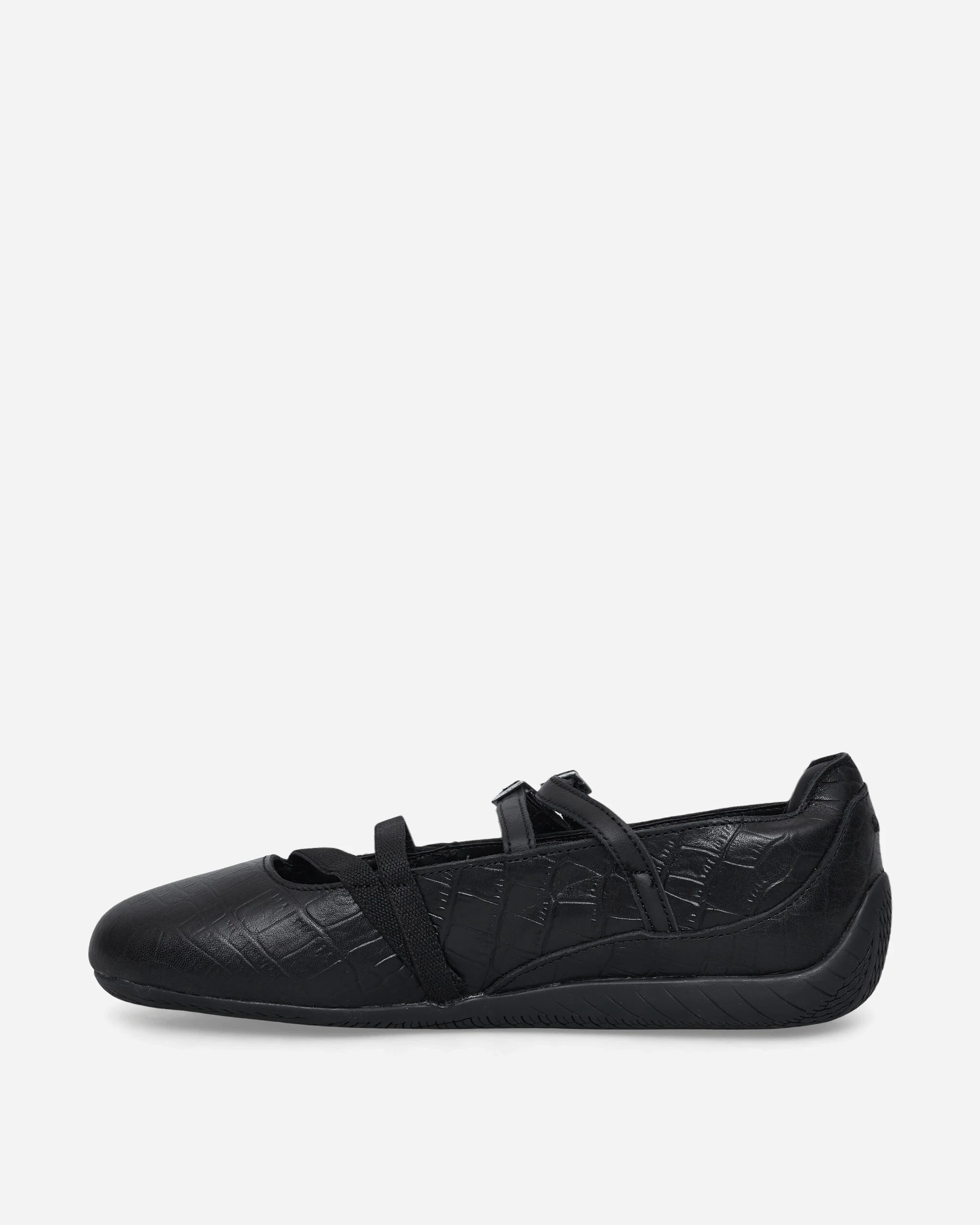 Women's Speedcat Ballet Croc Print Sneakers Black / Cool Dark Gray - Image 3