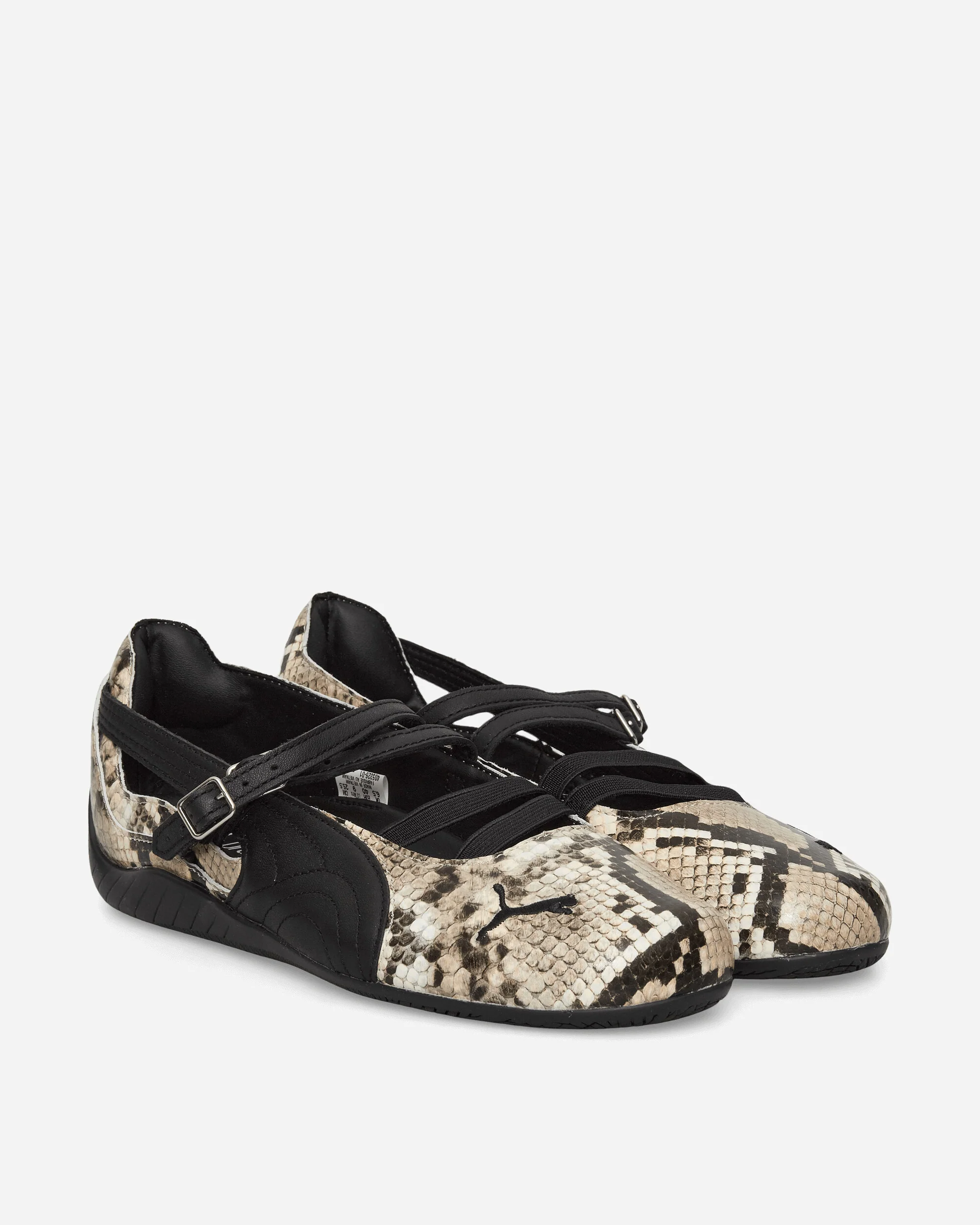 Women's Speedcat Ballet Snake Print Shoes Black / Vapor Gray - Image 2
