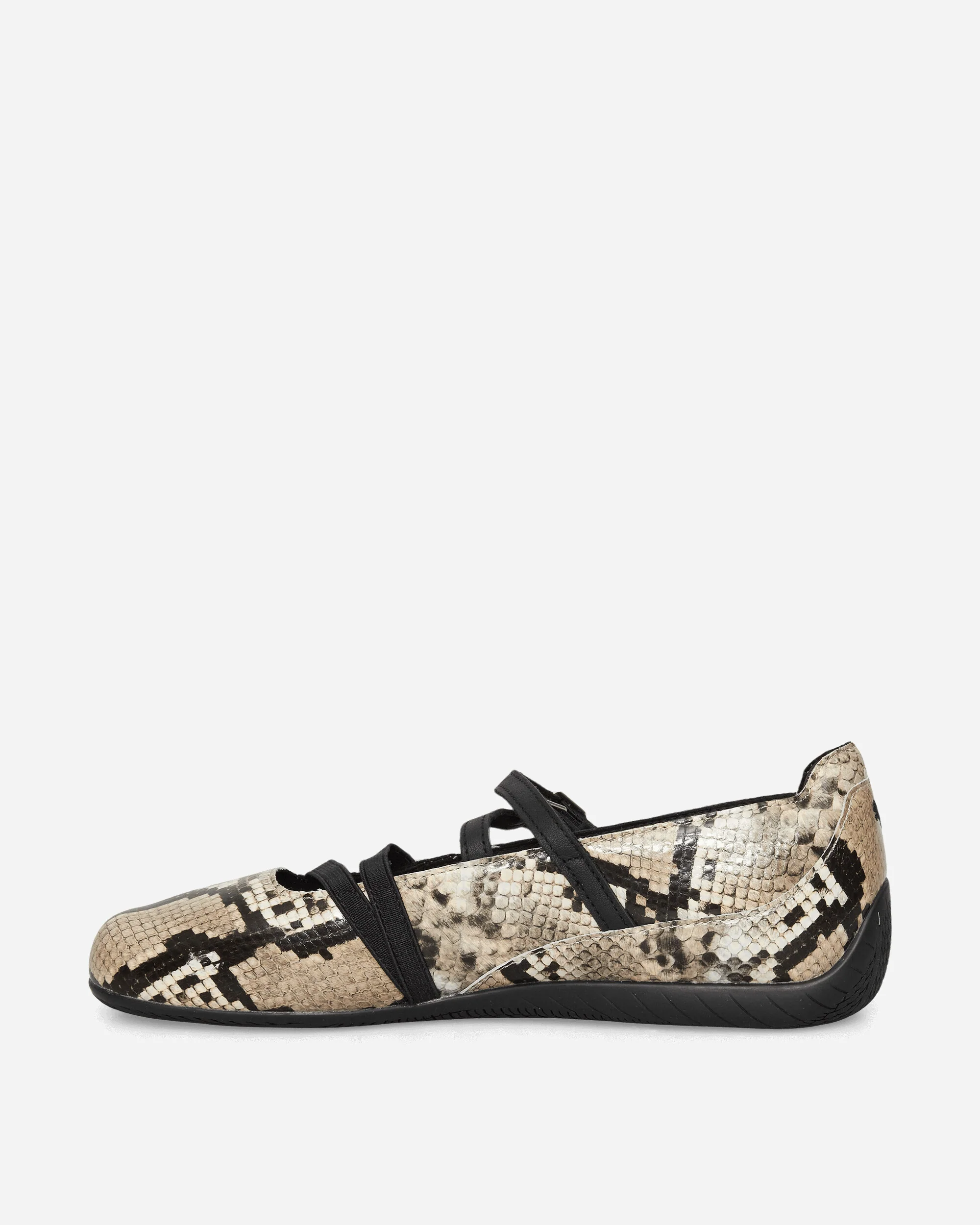 Women's Speedcat Ballet Snake Print Shoes Black / Vapor Gray - Image 3