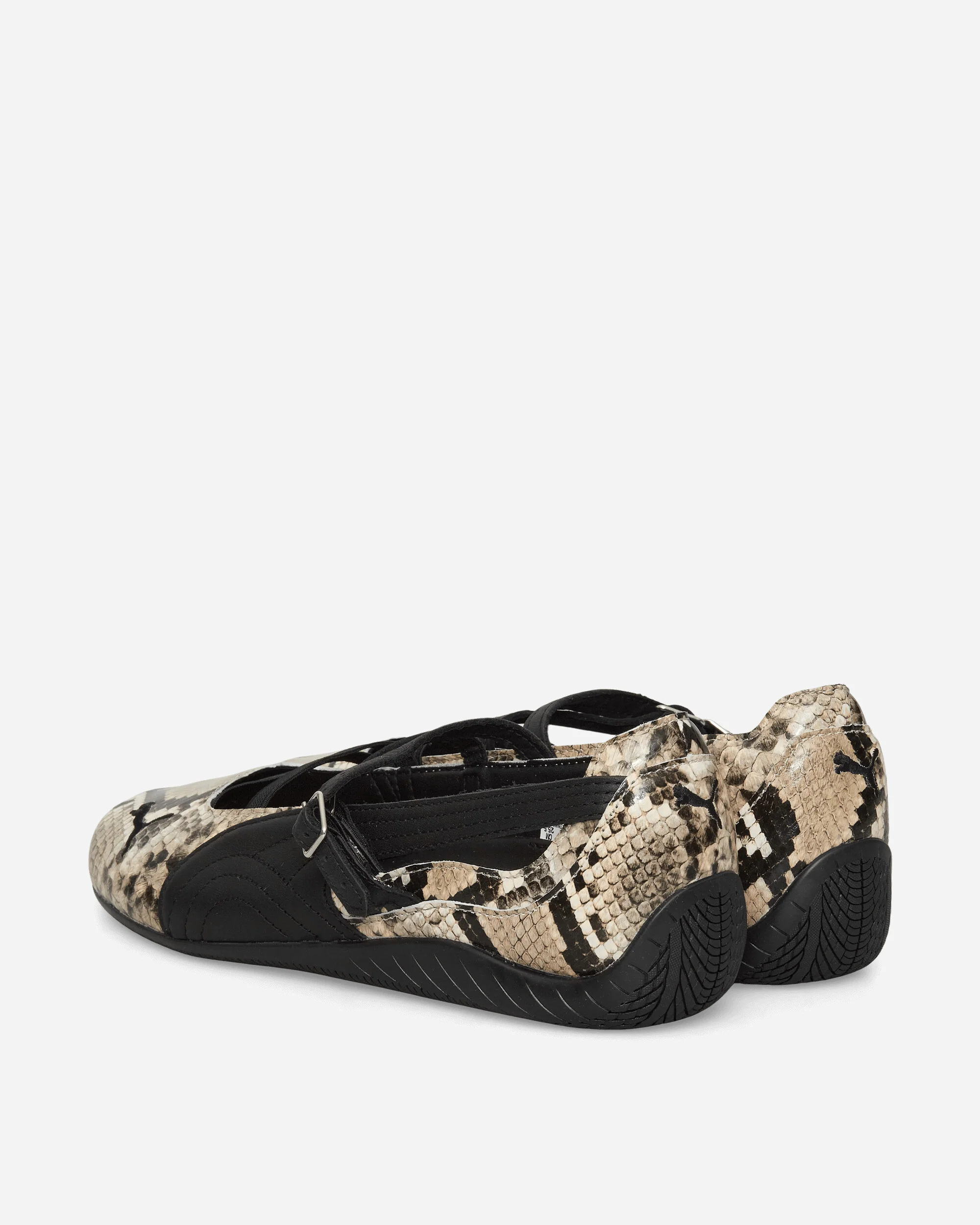 Women's Speedcat Ballet Snake Print Shoes Black / Vapor Gray - Image 4