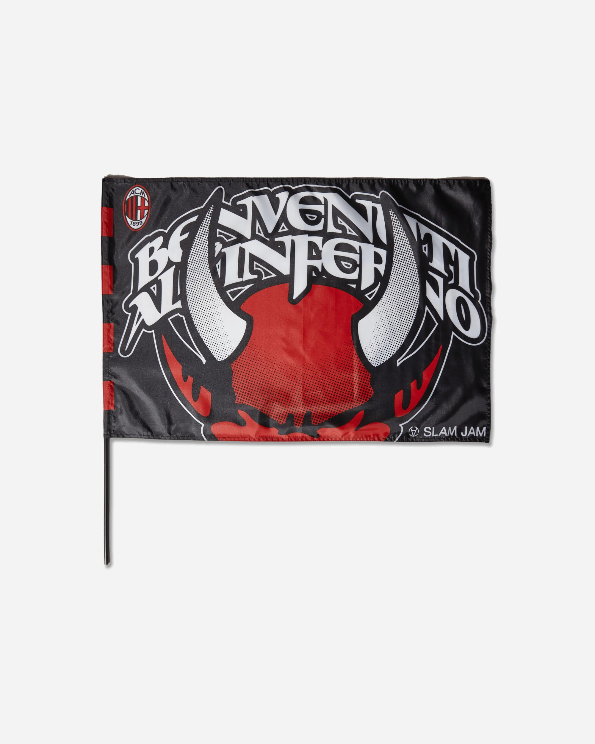 AC Milan x Slam Jam Small Flag Black - Image 2