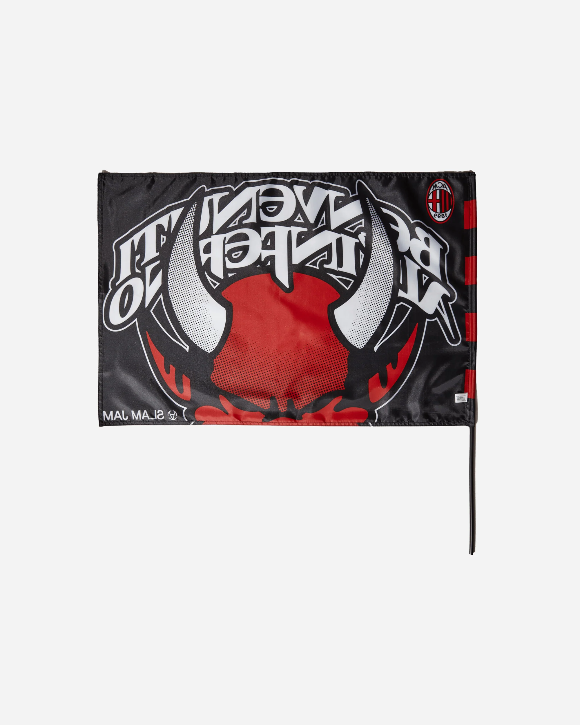AC Milan x Slam Jam Small Flag Black - Image 3
