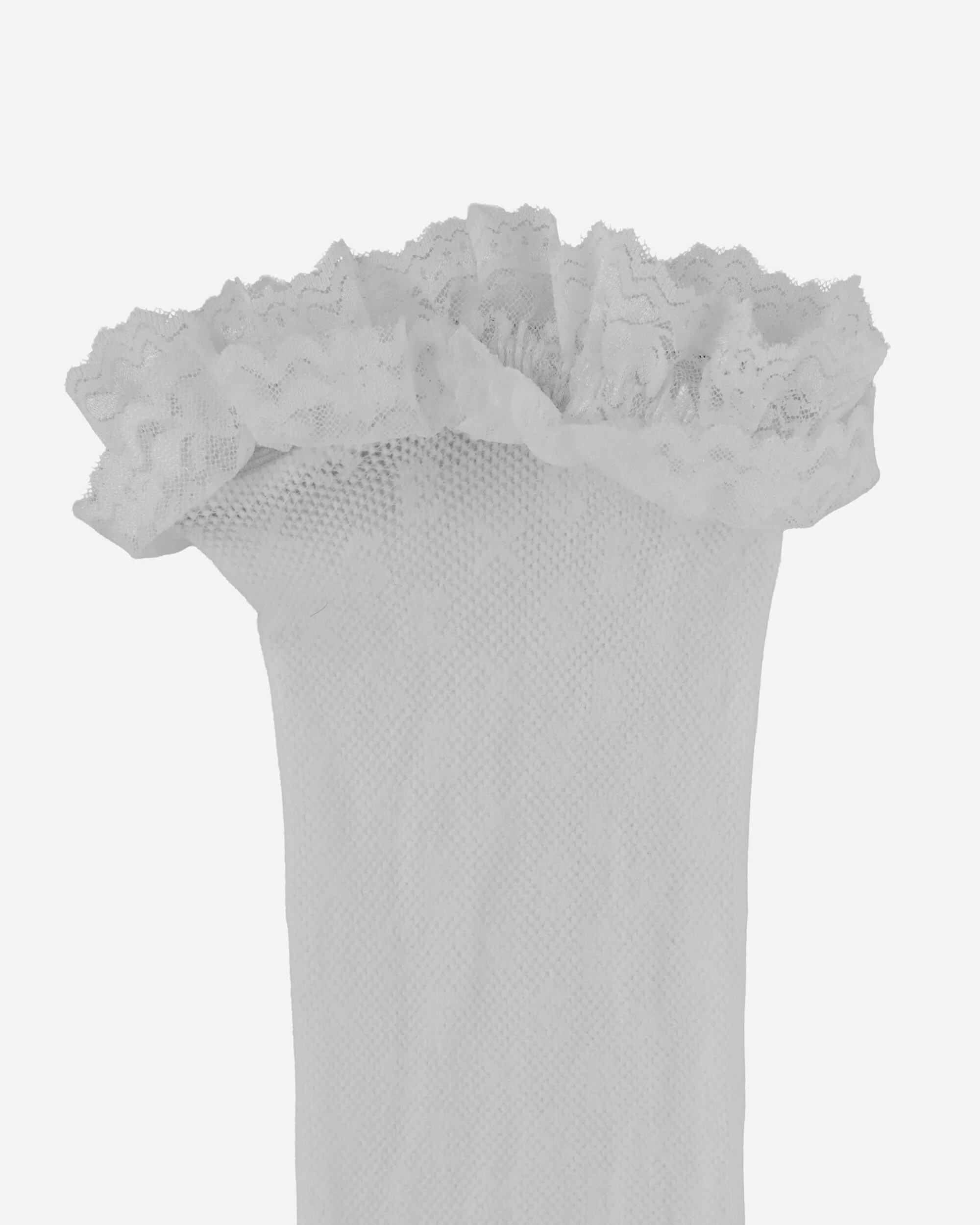 Women's Web Stay Ups Socks White - Image 4
