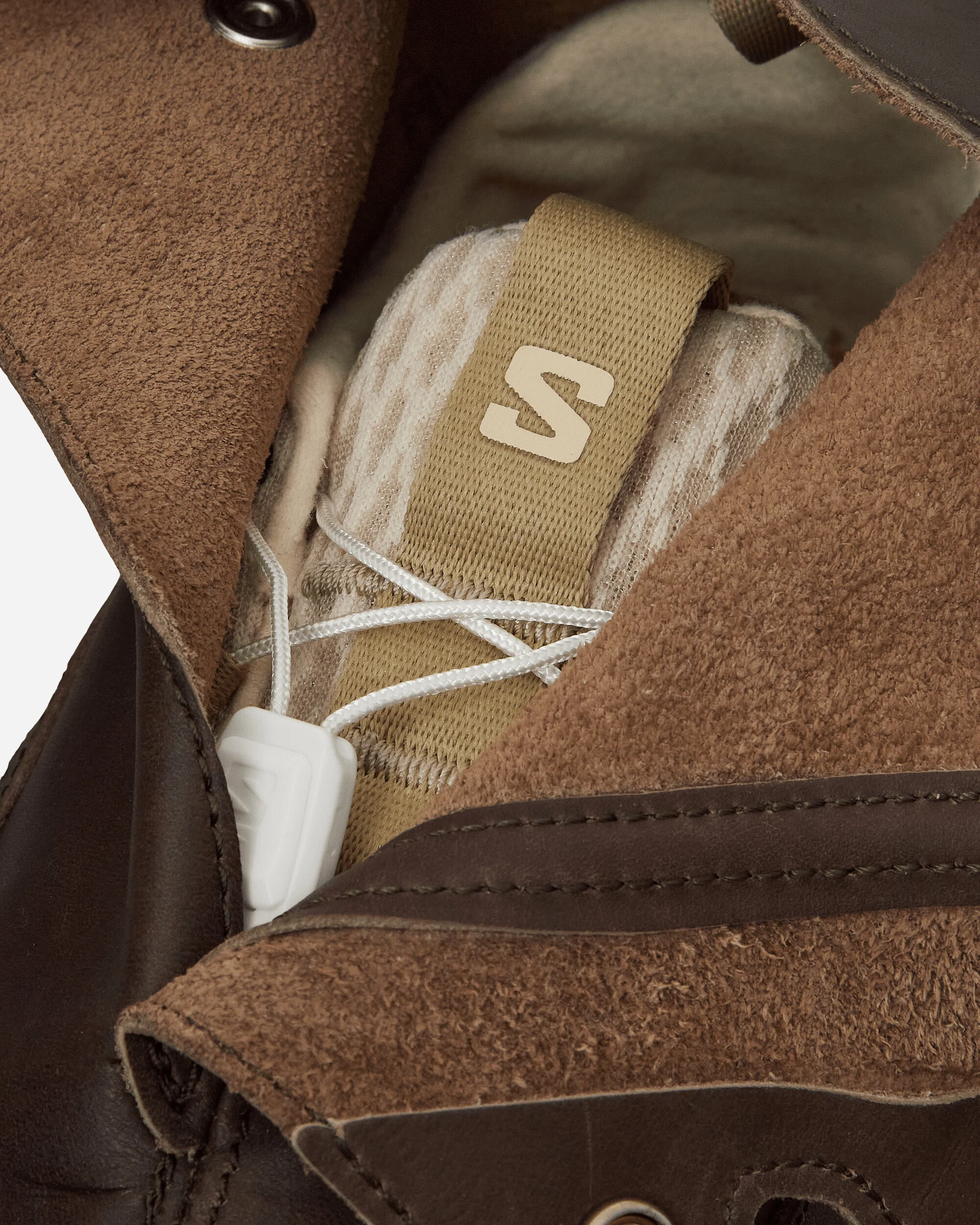 Salomon Skor Sneakers Sand / Alfalfa / Slate Green - Image 6