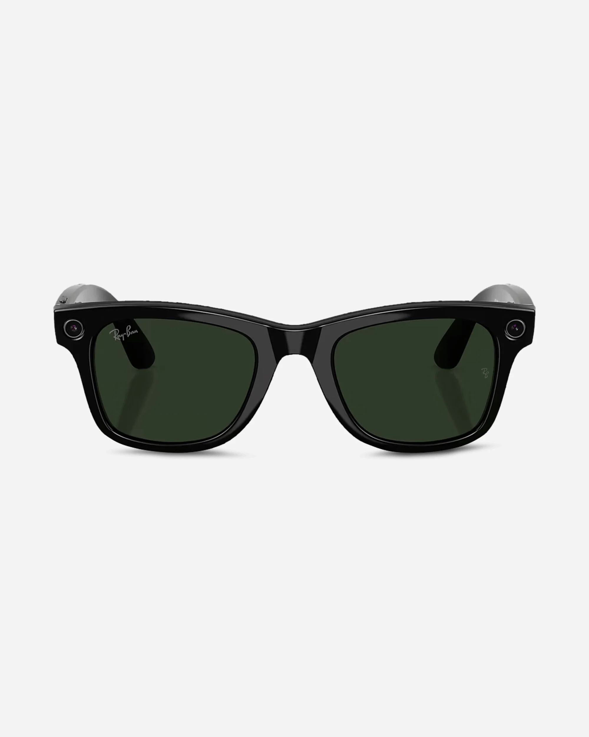 Wayfarer Gen 2 Sunglasses Shiny Black / Clear / Graphite Green Transitions - Image 7