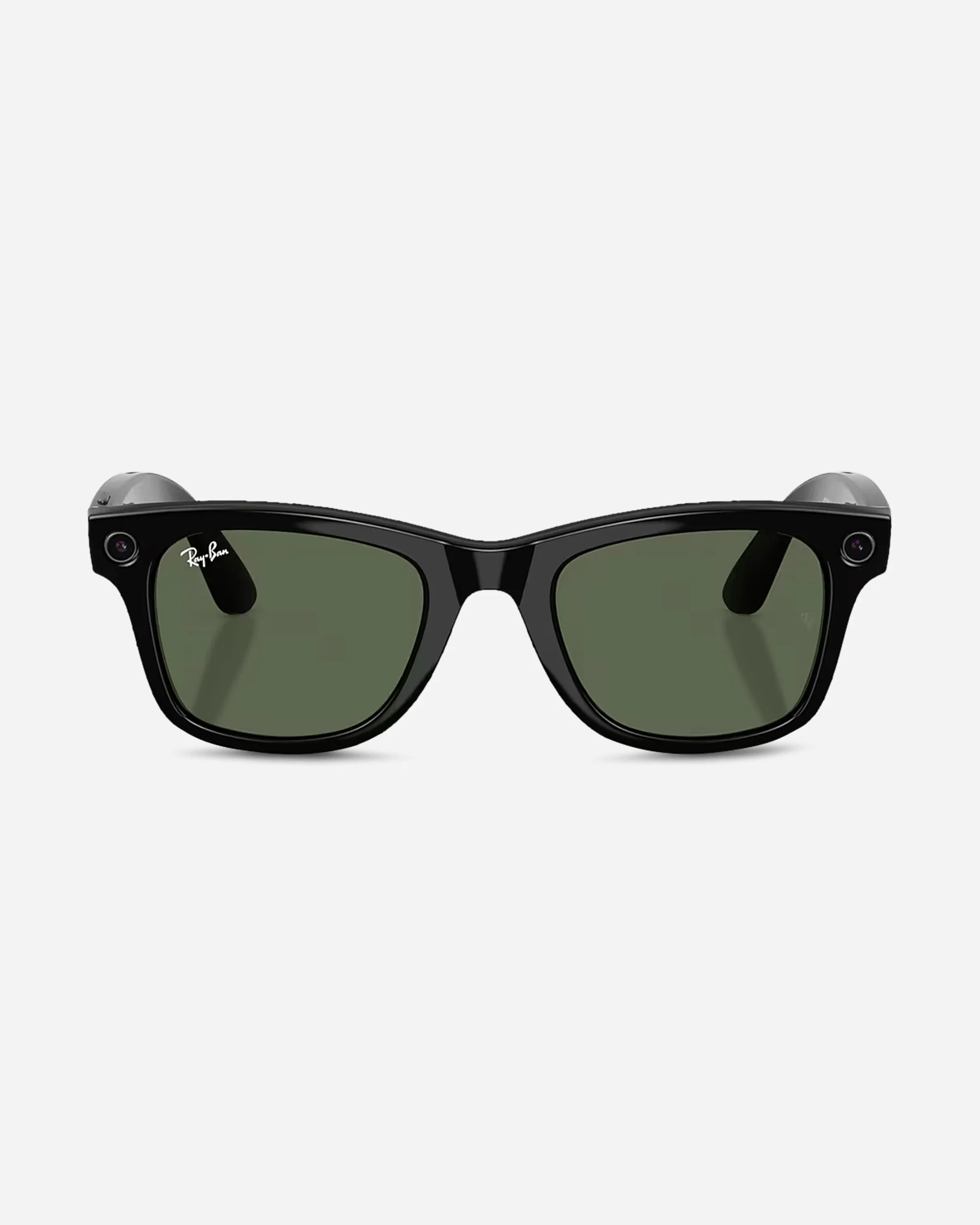 Wayfarer Gen 2 Sunglasses Shiny Black / G-15 Green - Image 2