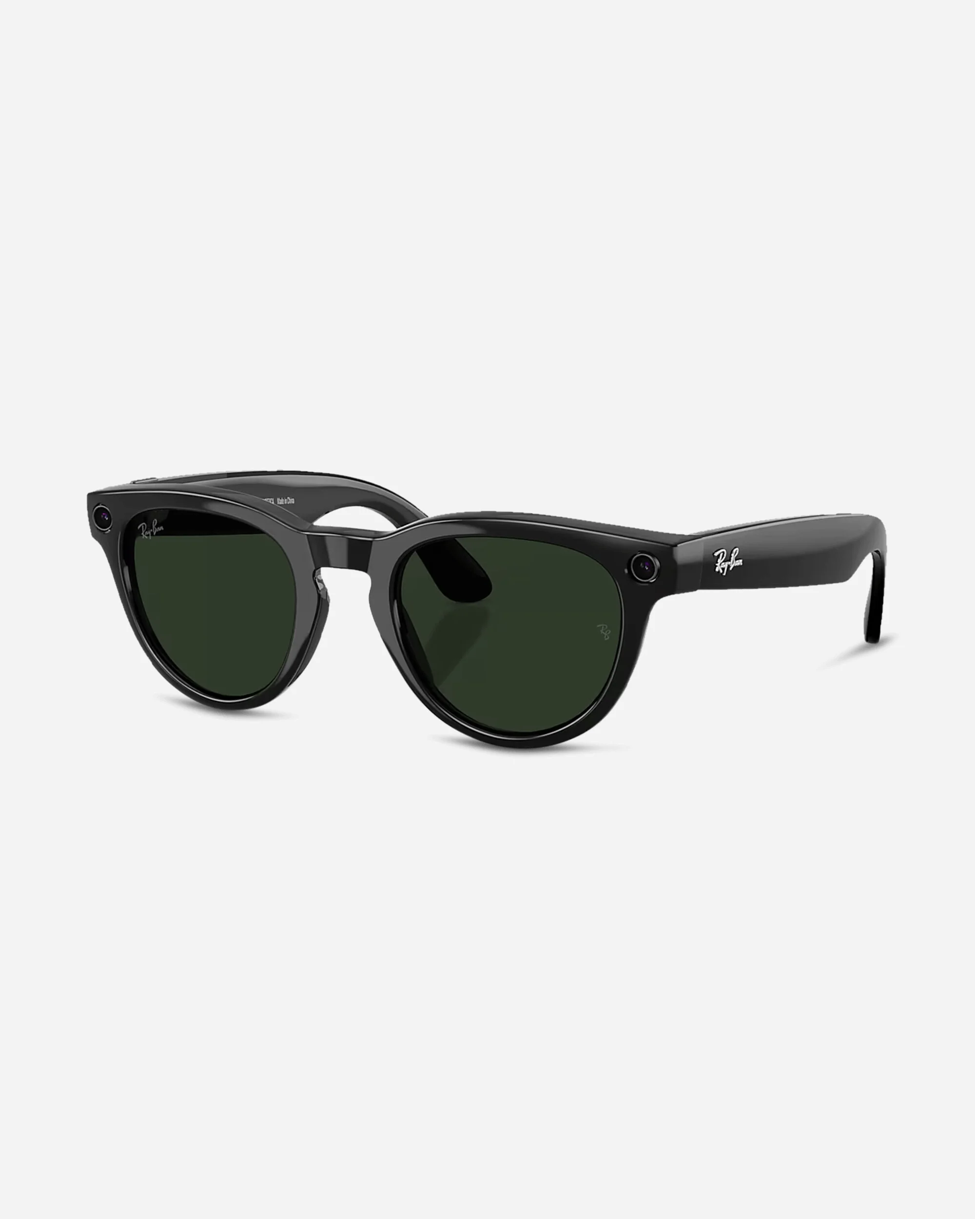 Low Bridge Fit Headliner Gen 2 Sunglasses Shiny Black / G-15 Green - Image 3