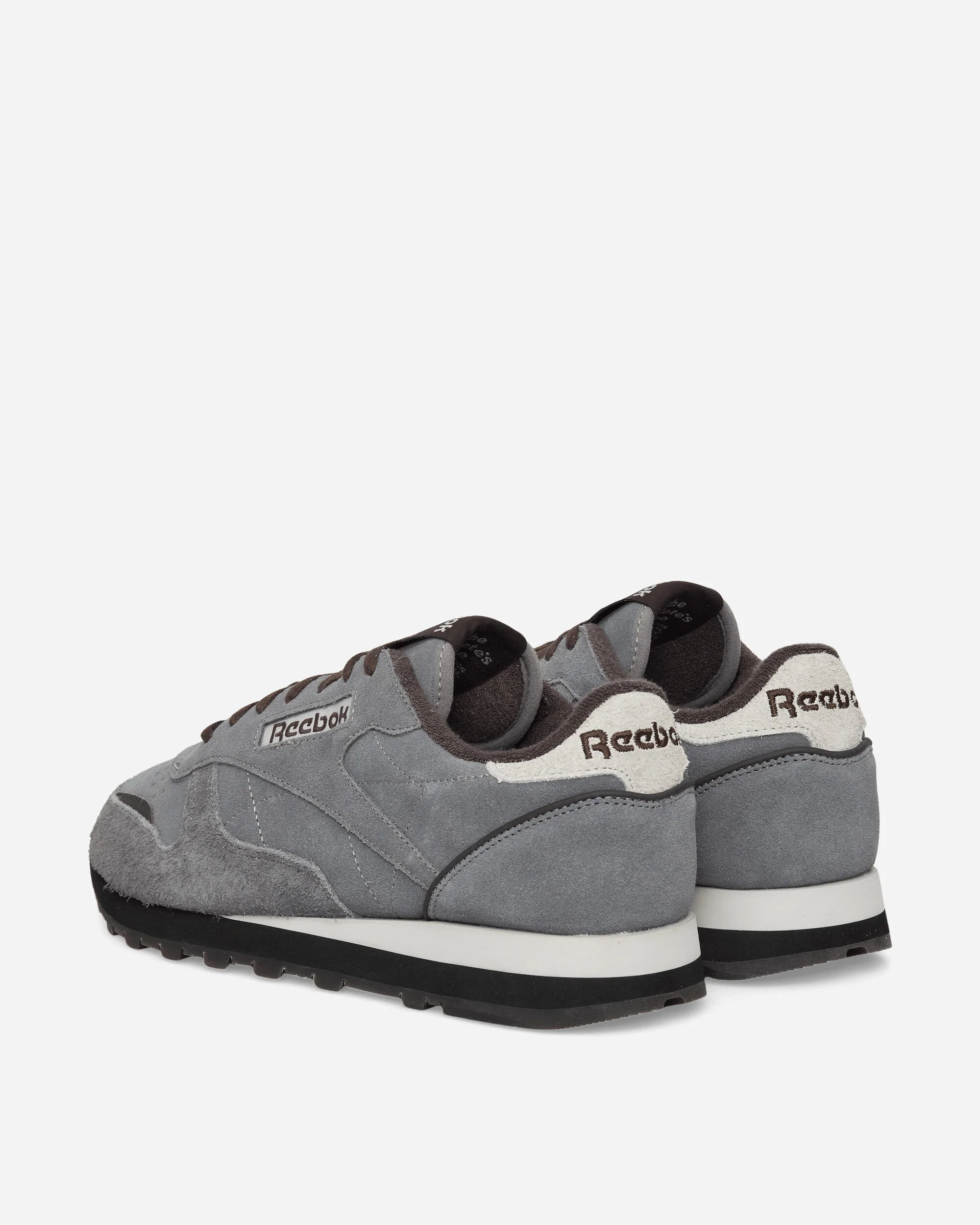 Classic Leather Premium Sneakers Grey Suede - Image 4