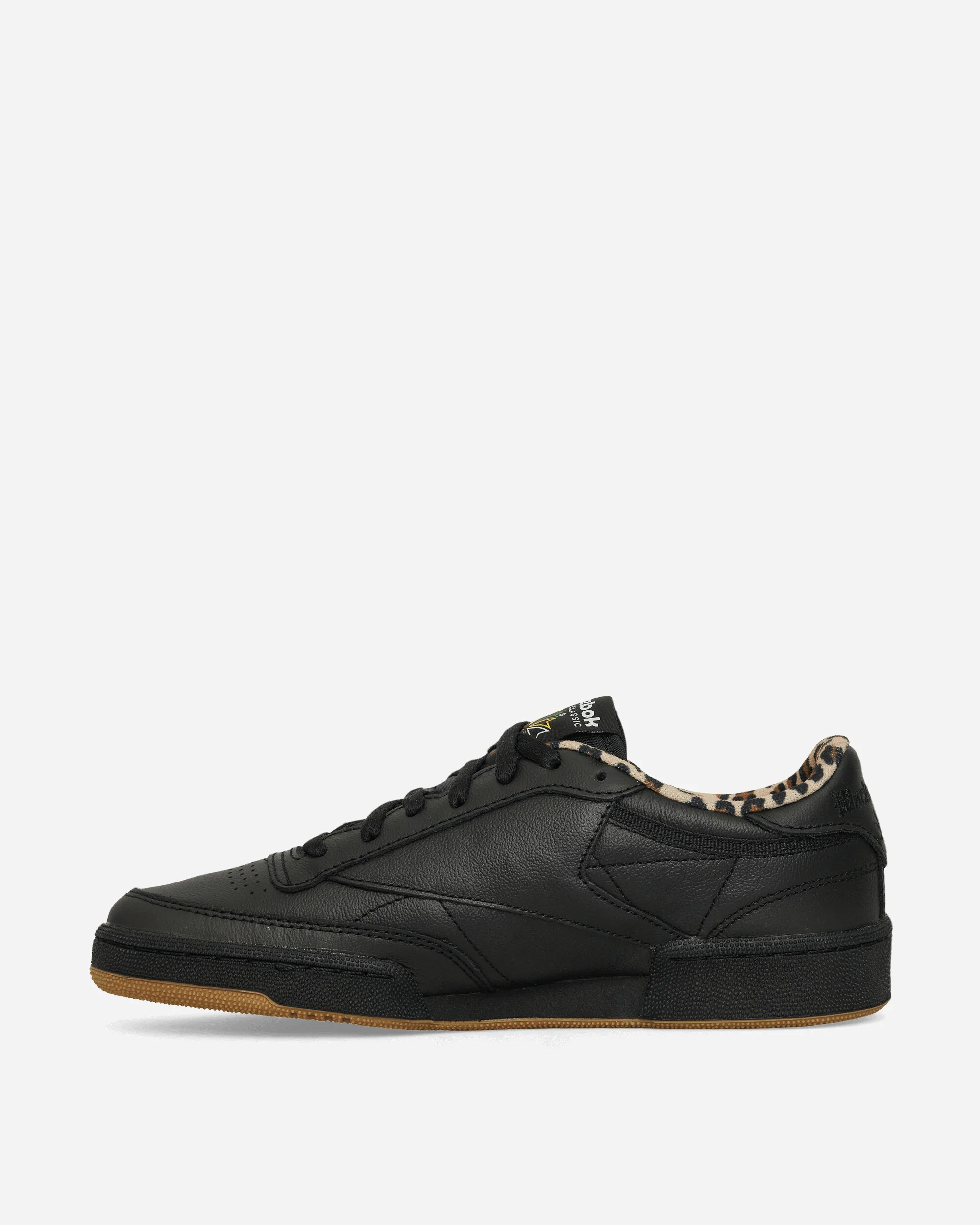 WACKO MARIA Club C 85 Vintage Sneakers Black / Leopard - Image 3