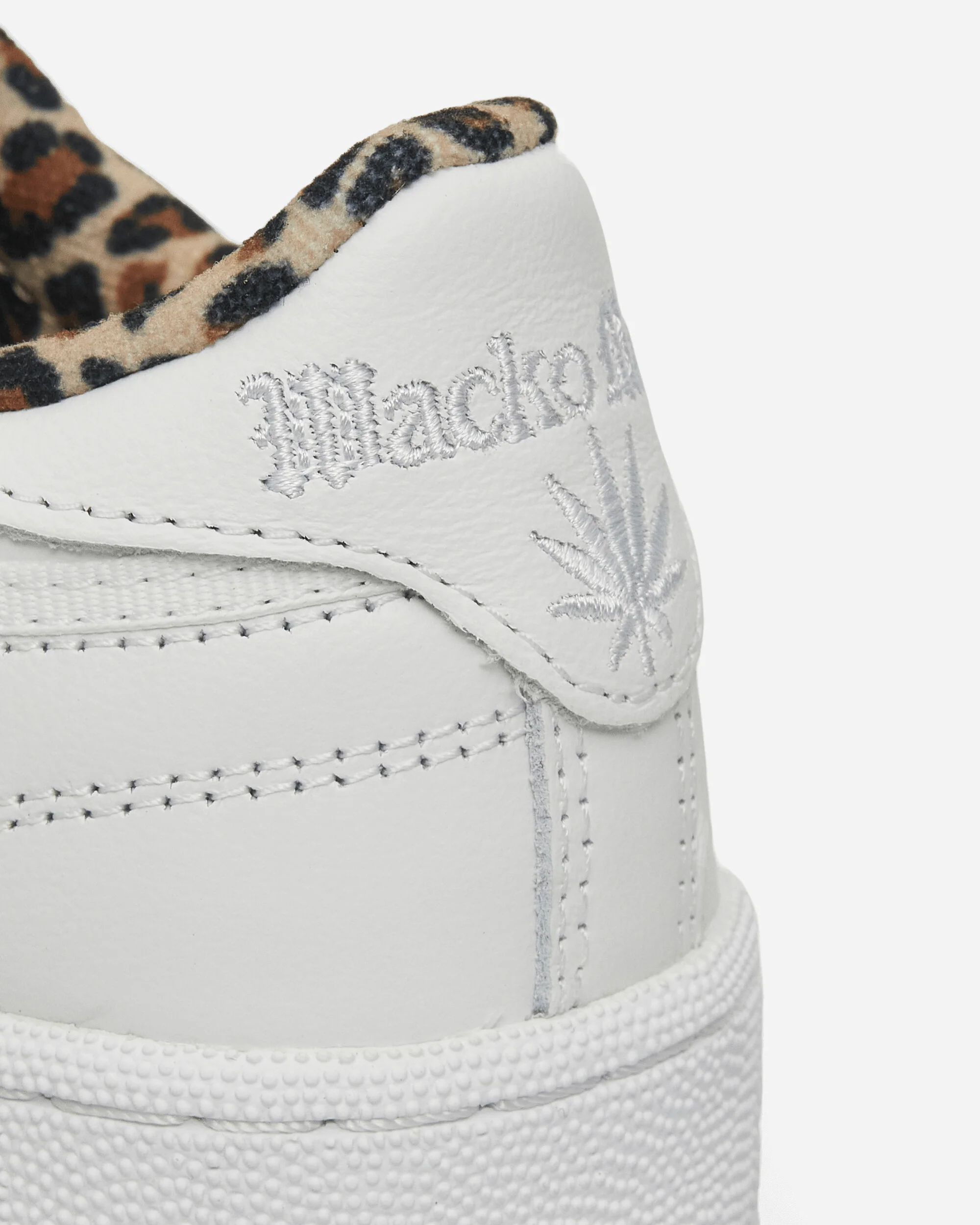WACKO MARIA Club C 85 Vintage Sneakers White / Leopard - Image 6