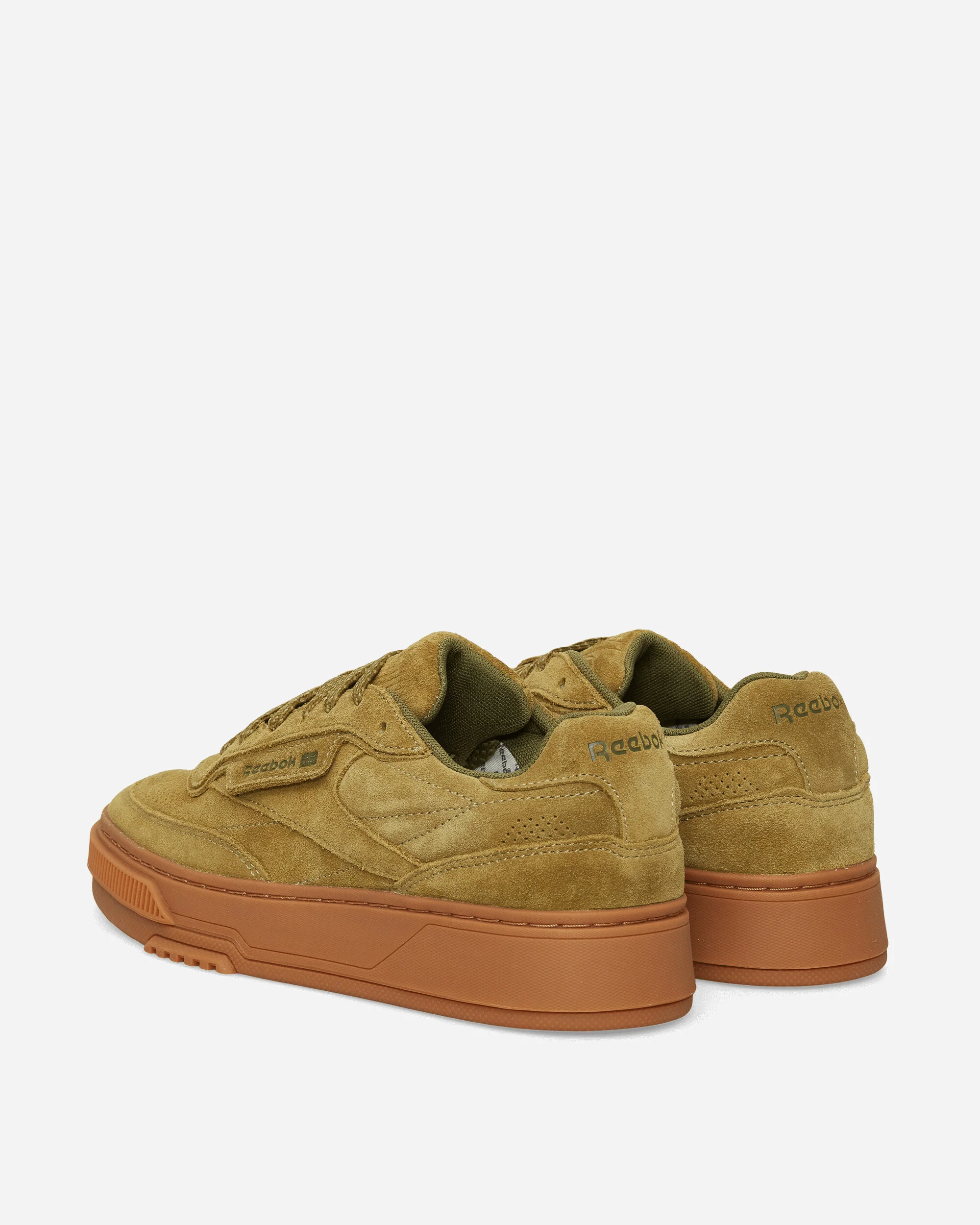 Club C LTD Sneakers Olive Green Suede - Image 4