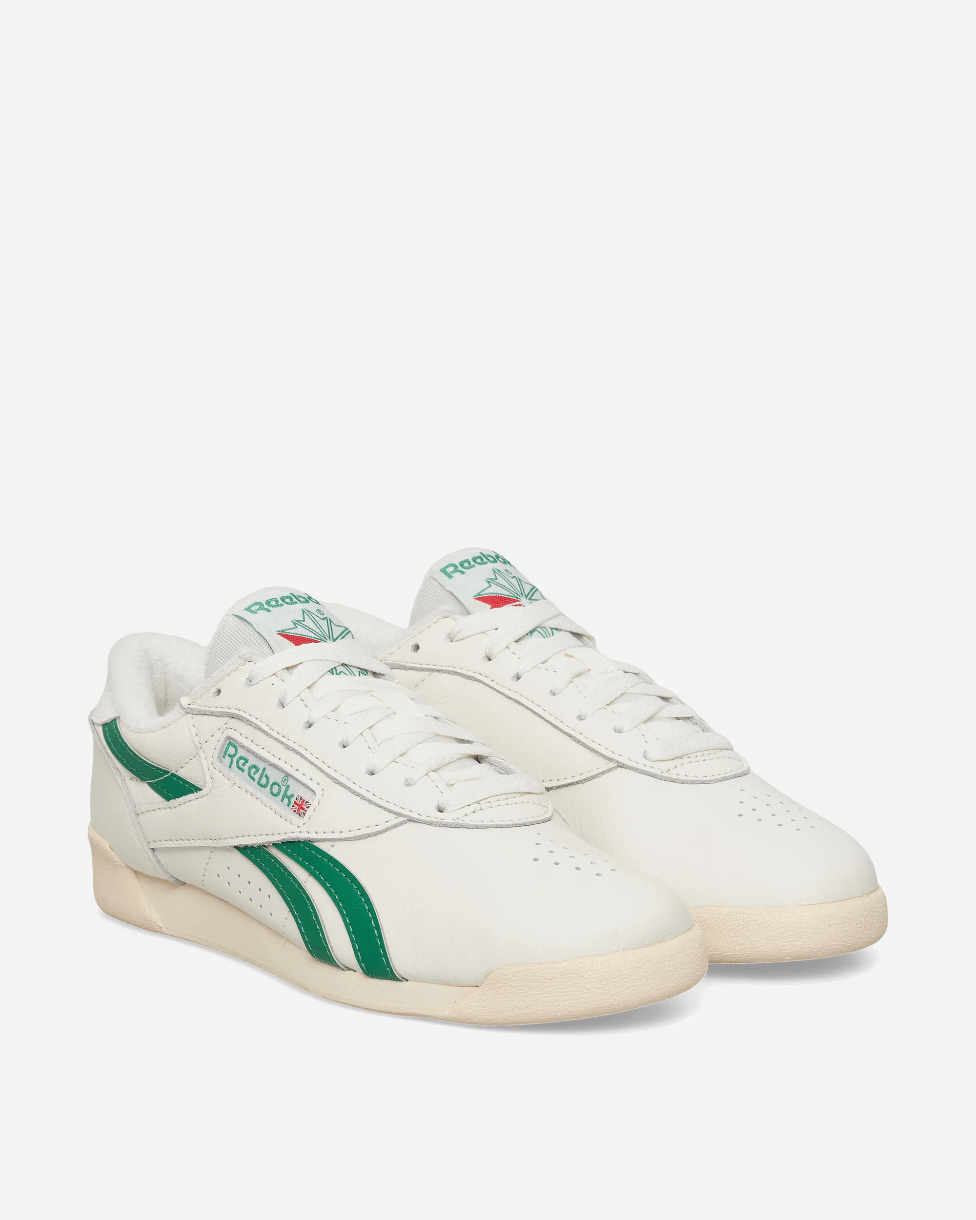 Women's Freestyle Low Sneakers Chalk / Glen Green / Paper White - Image 2