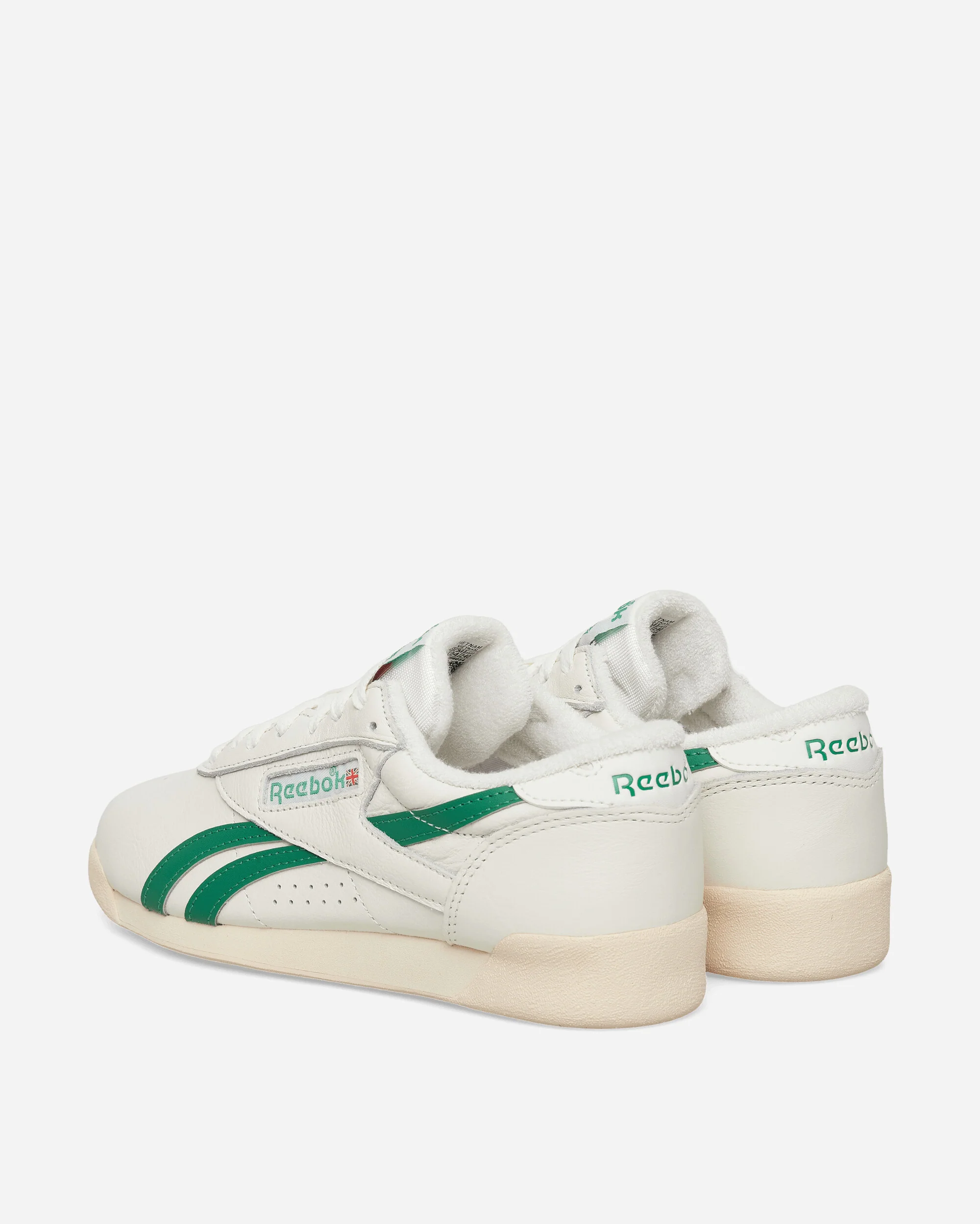 Women's Freestyle Low Sneakers Chalk / Glen Green / Paper White - Image 4