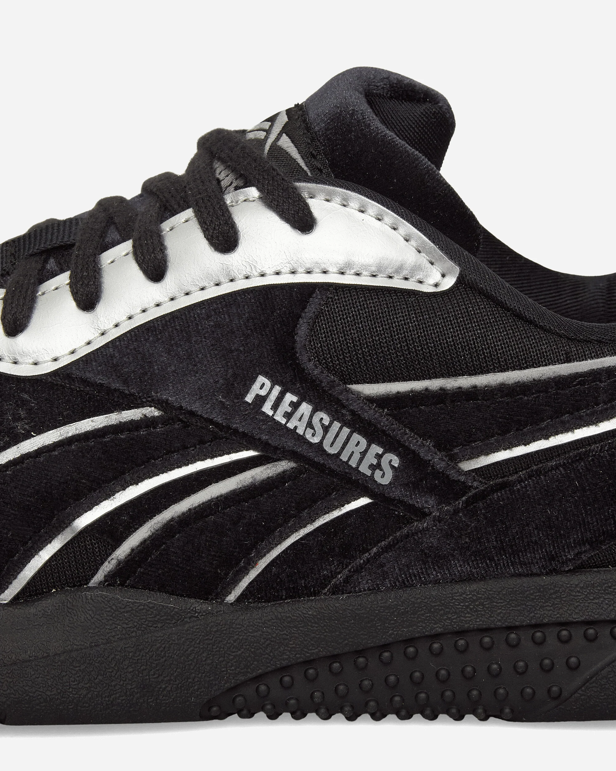 Pleasures Hammer Street Sneakers Black / Silver - Image 6