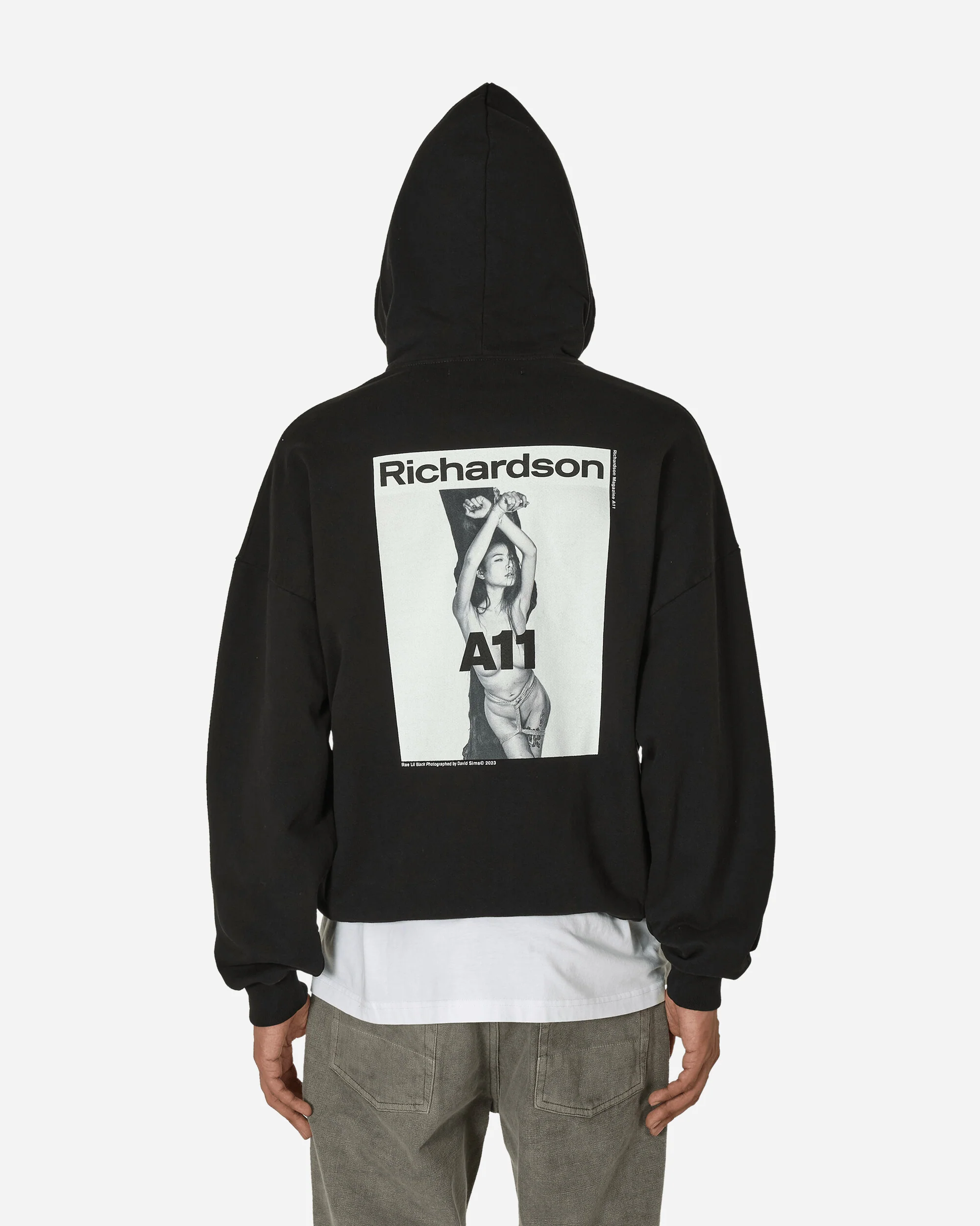 A11 Cover Hoodie Black - Image 3