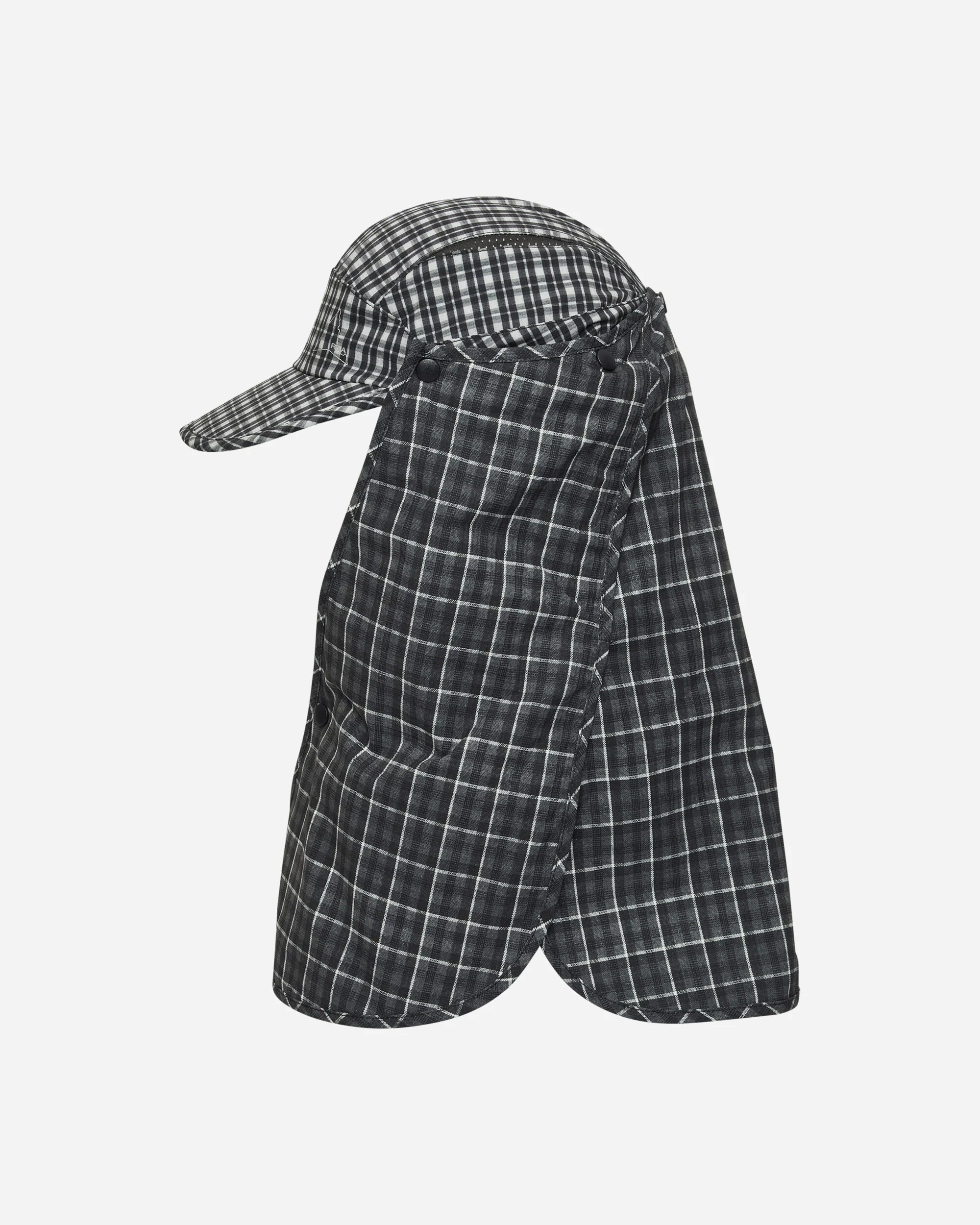 Aair Floweave Printed Check Desert Cap Anthracite - Image 2