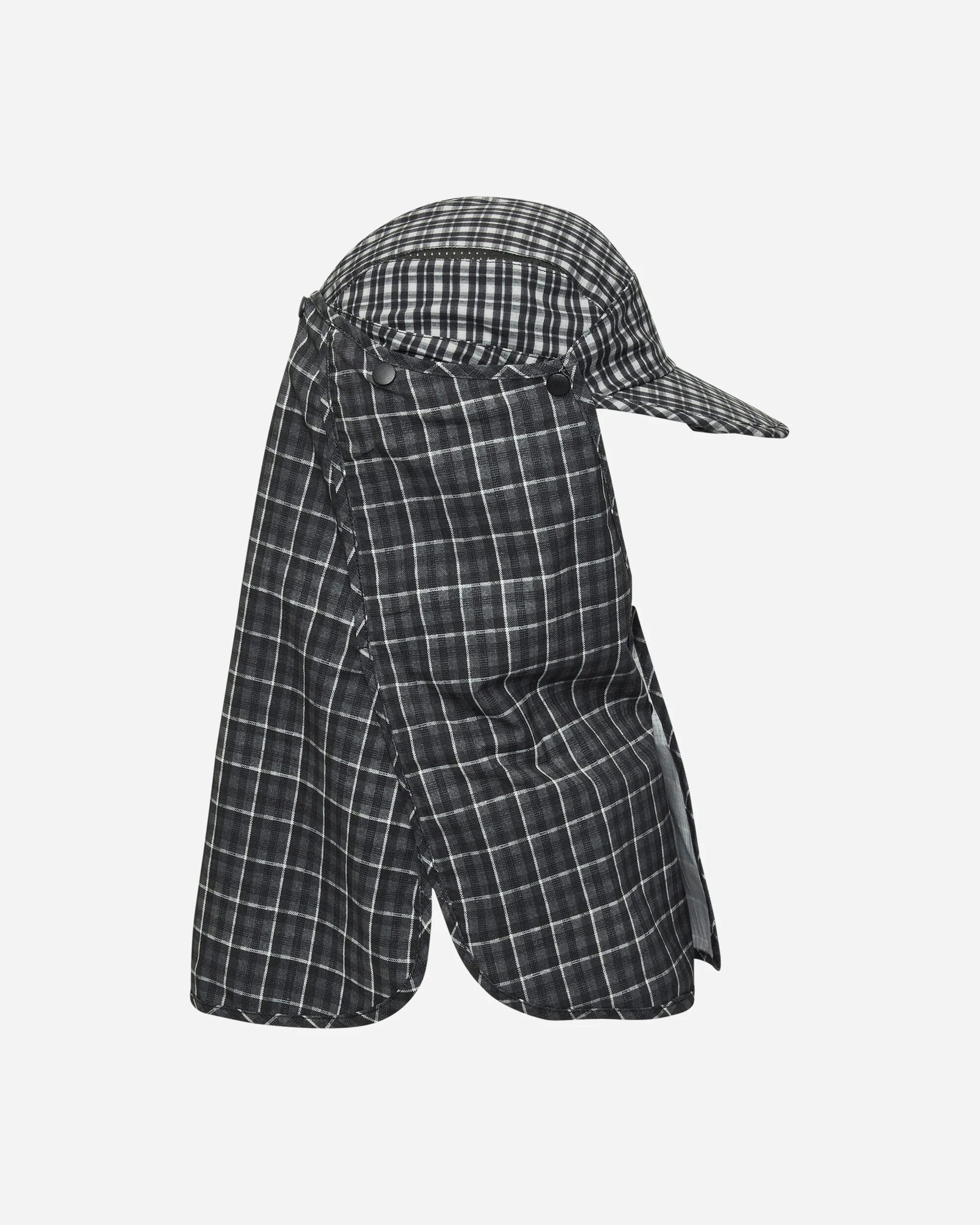 Aair Floweave Printed Check Desert Cap Anthracite - Image 4