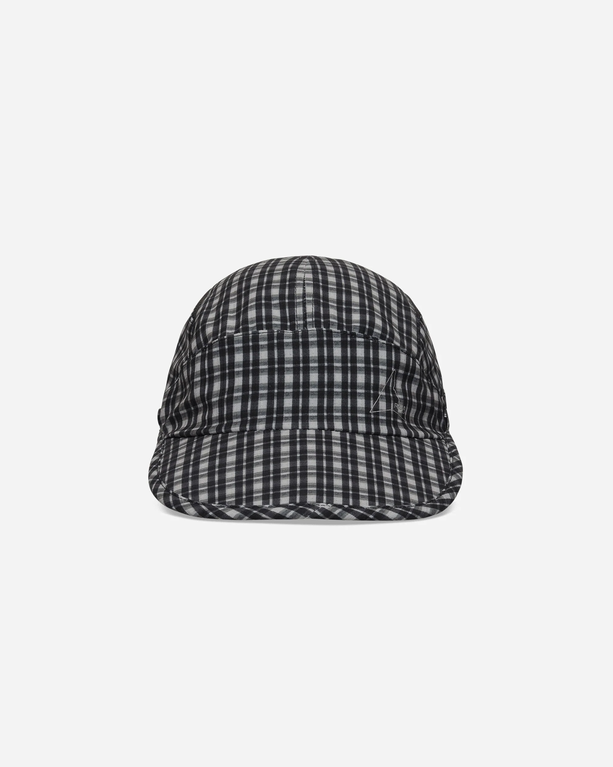 Aair Floweave Printed Check Desert Cap Anthracite - Image 5