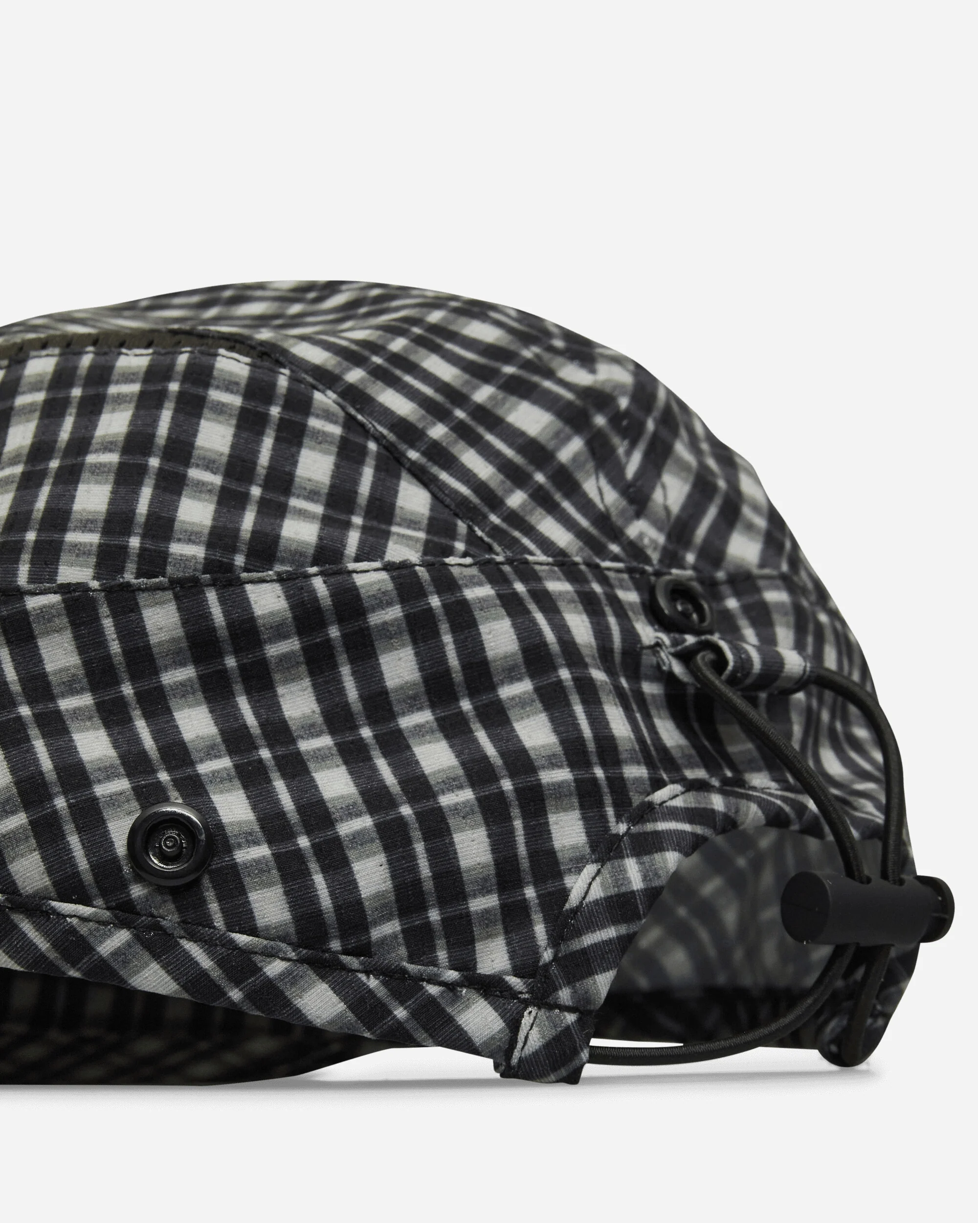 Aair Floweave Printed Check Desert Cap Anthracite - Image 9