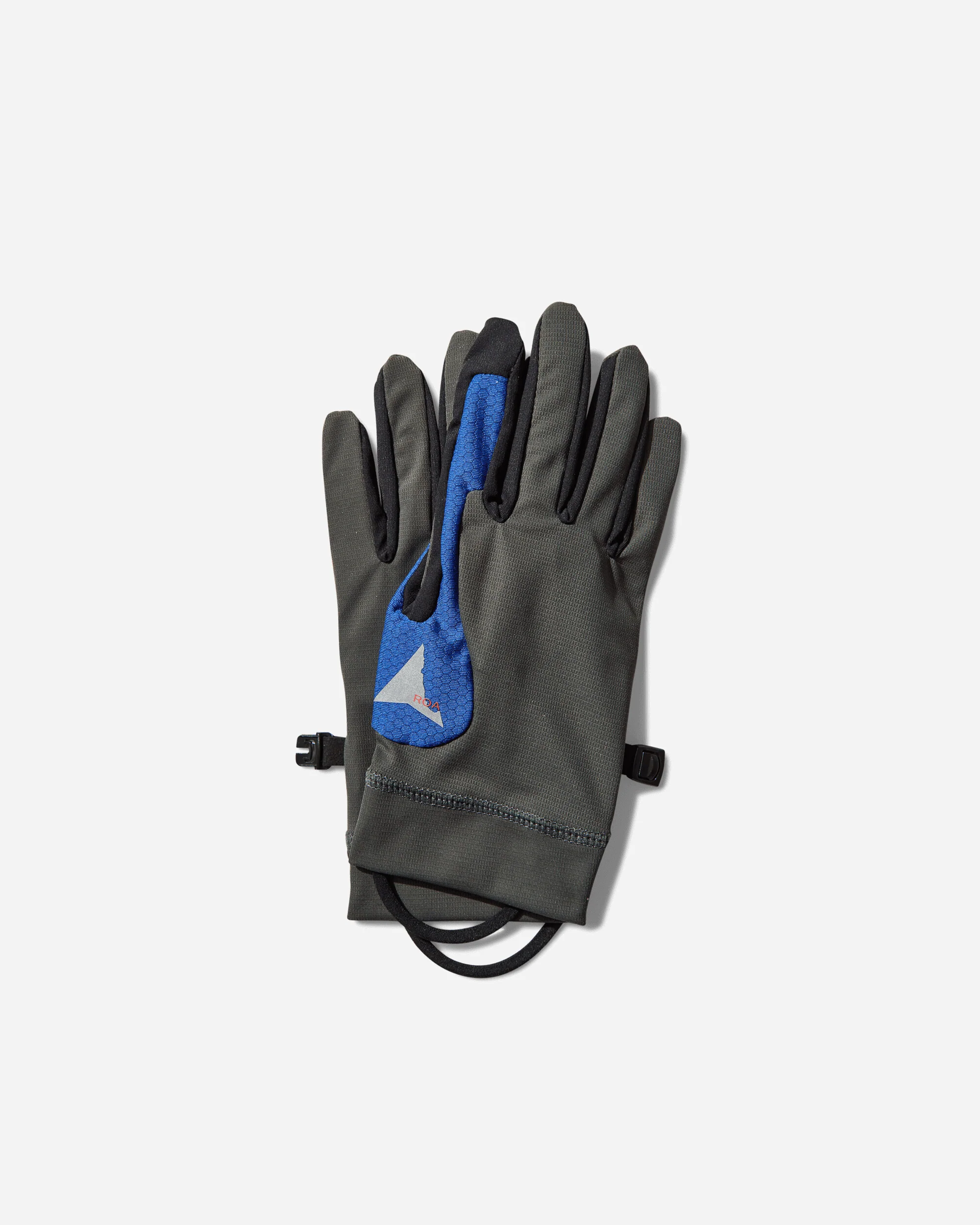 Andie Base Layer Gloves Anthracite / Blue - Image 2