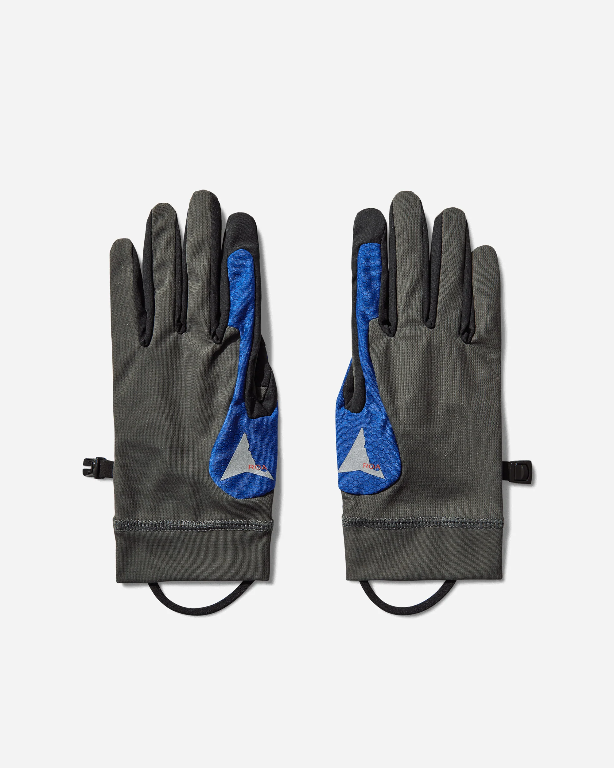 Andie Base Layer Gloves Anthracite / Blue - Image 3
