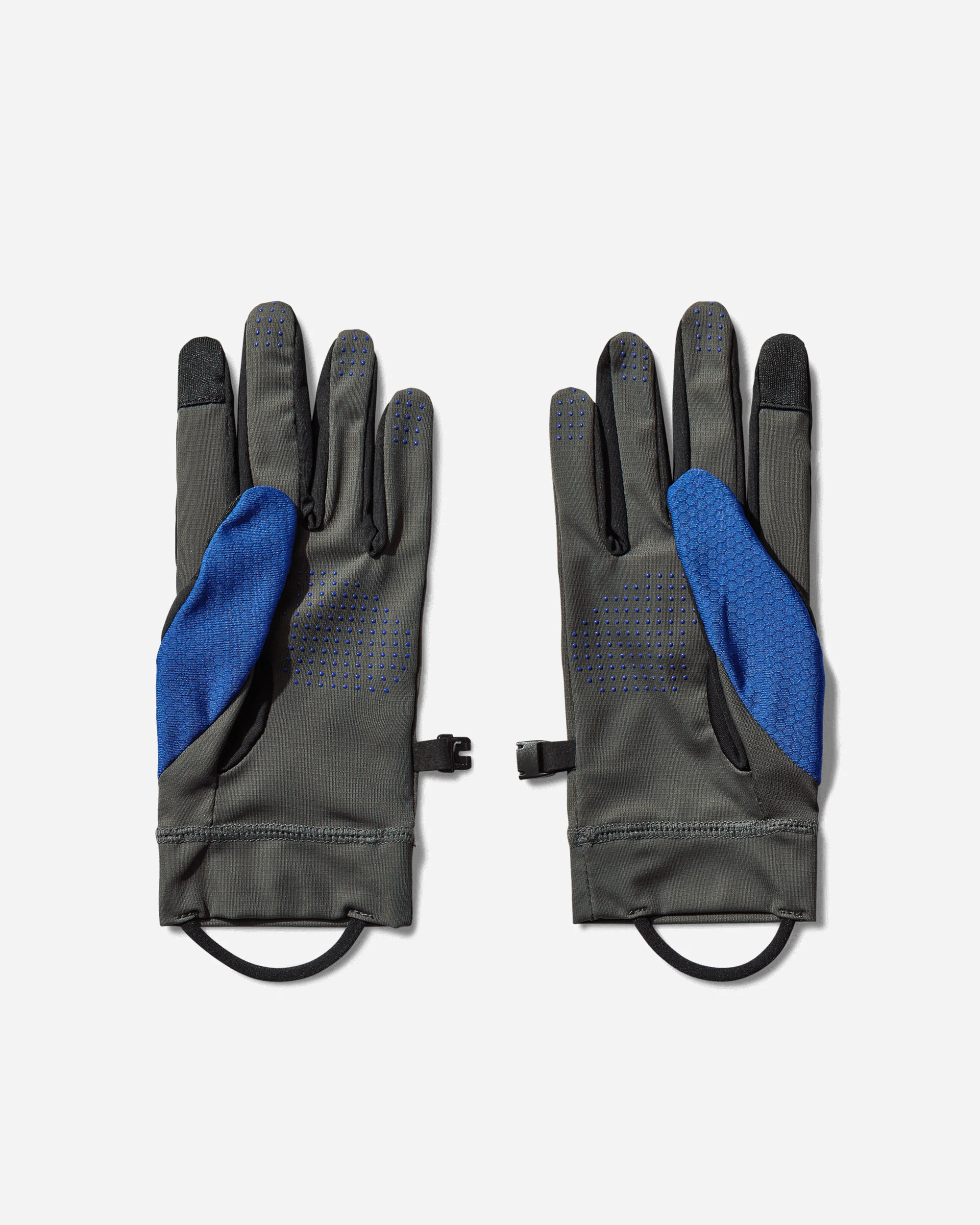 Andie Base Layer Gloves Anthracite / Blue - Image 4