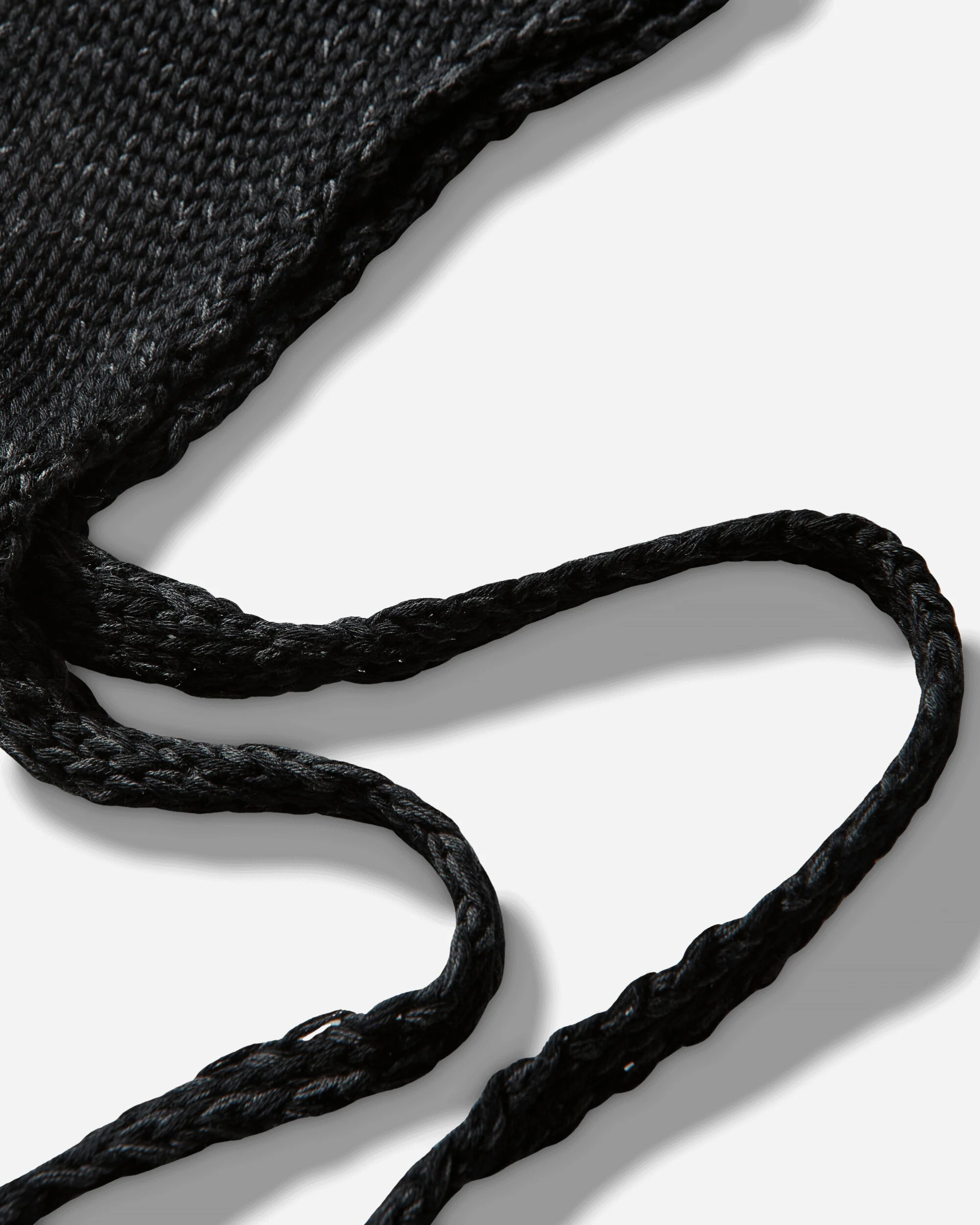 Logo Bonnet Cotton Beanie Black - Image 4