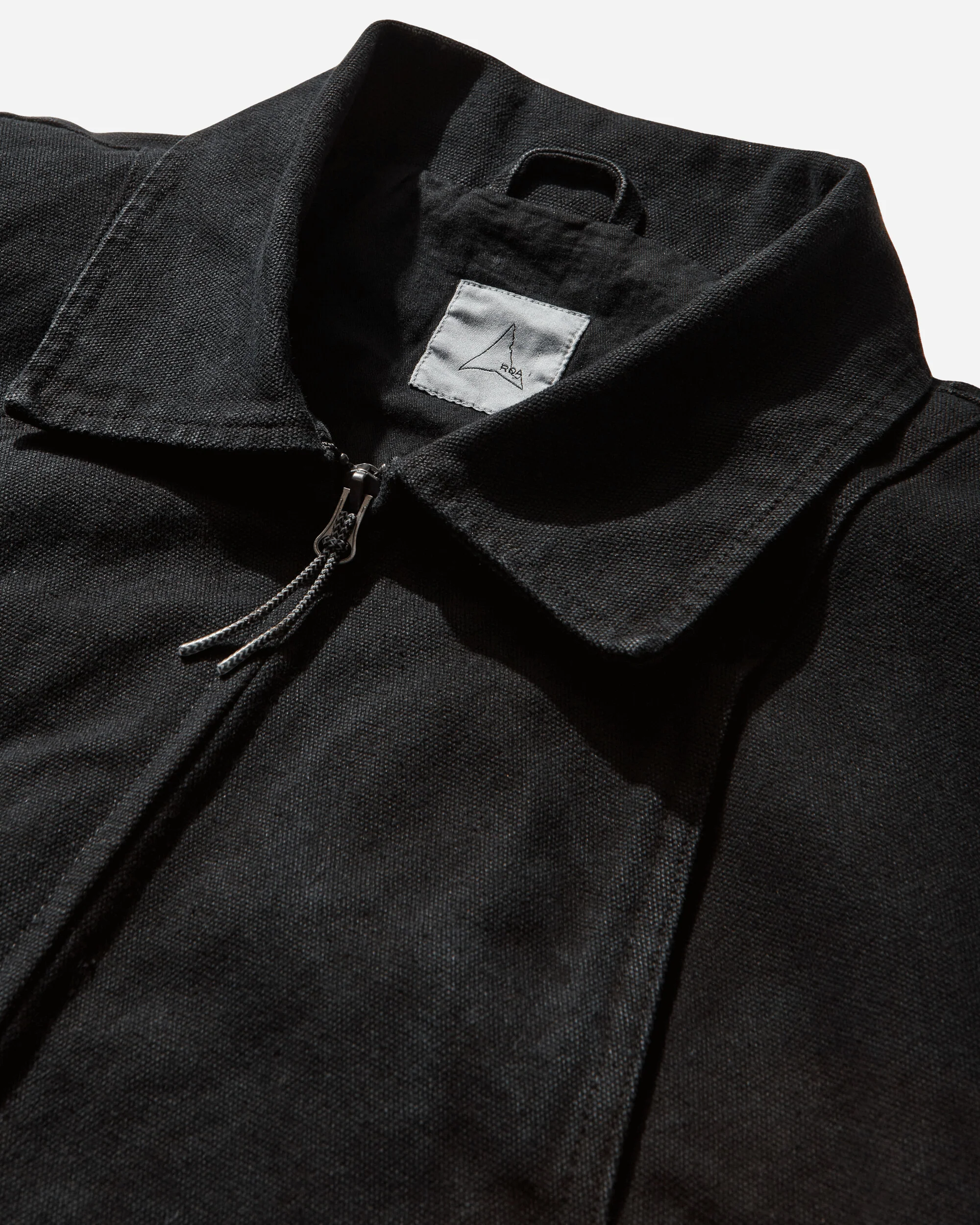 Men's Ash Canvas Jacket Washed Black - Image 3