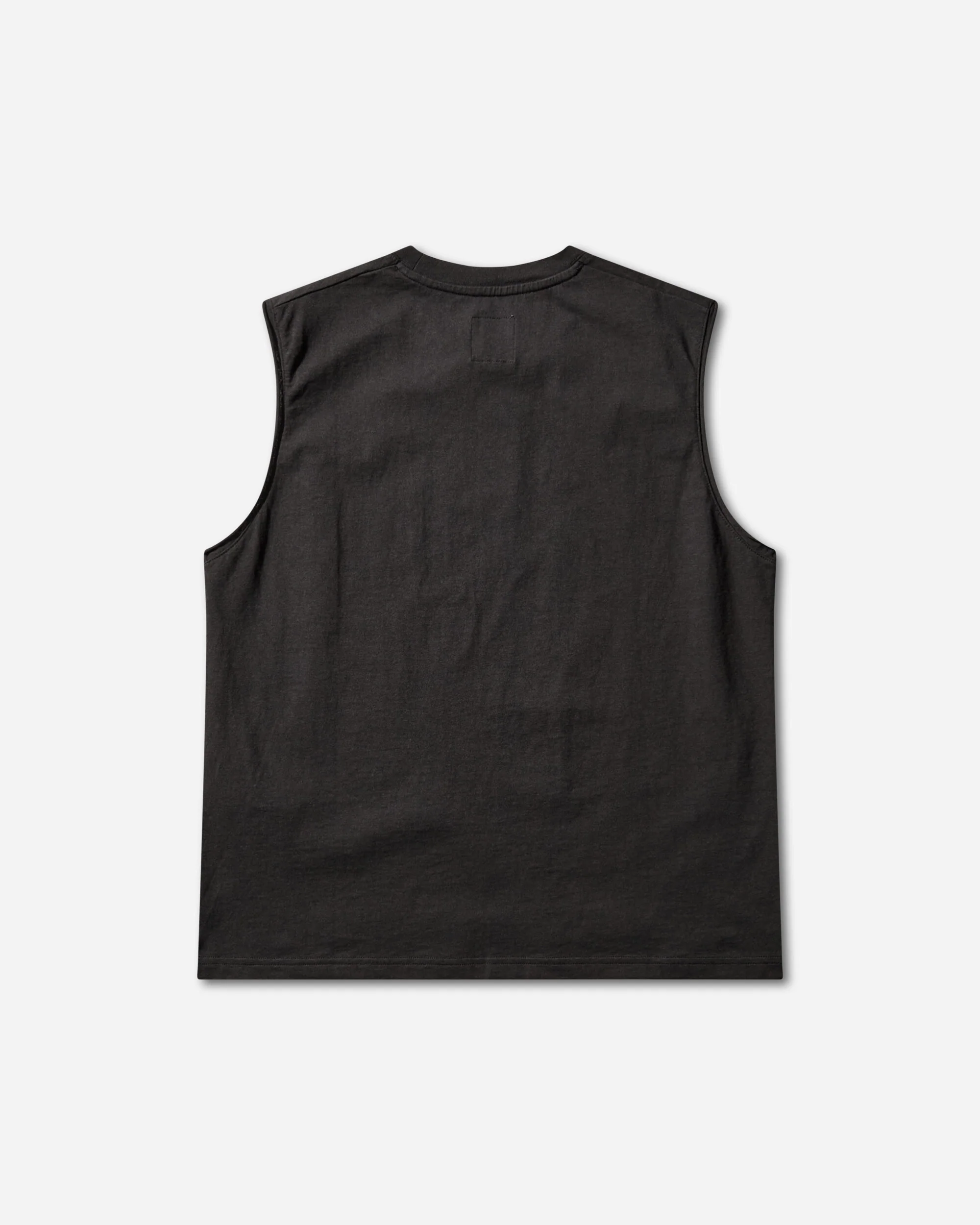 Men's Fai Sleeveless T-Shirt Washed Black - Image 2