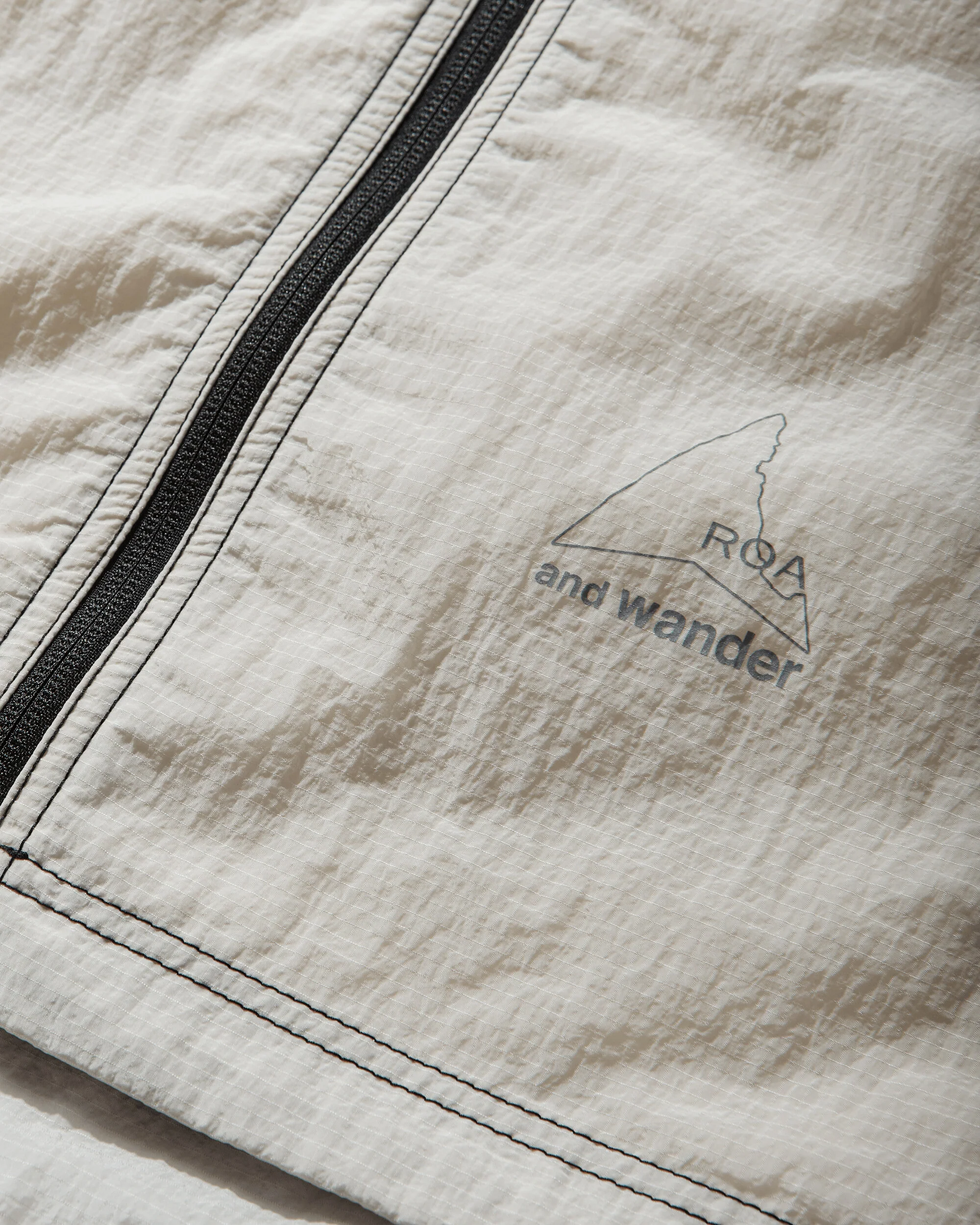 and wander Ripstop Wind Jacket Off White - Image 6