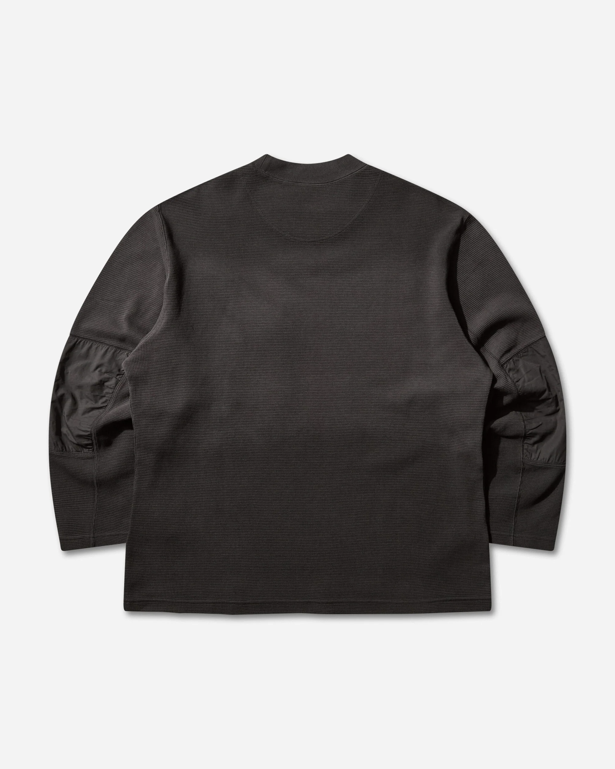 and wander Garment-Dyed Longsleeve Top Black - Image 2